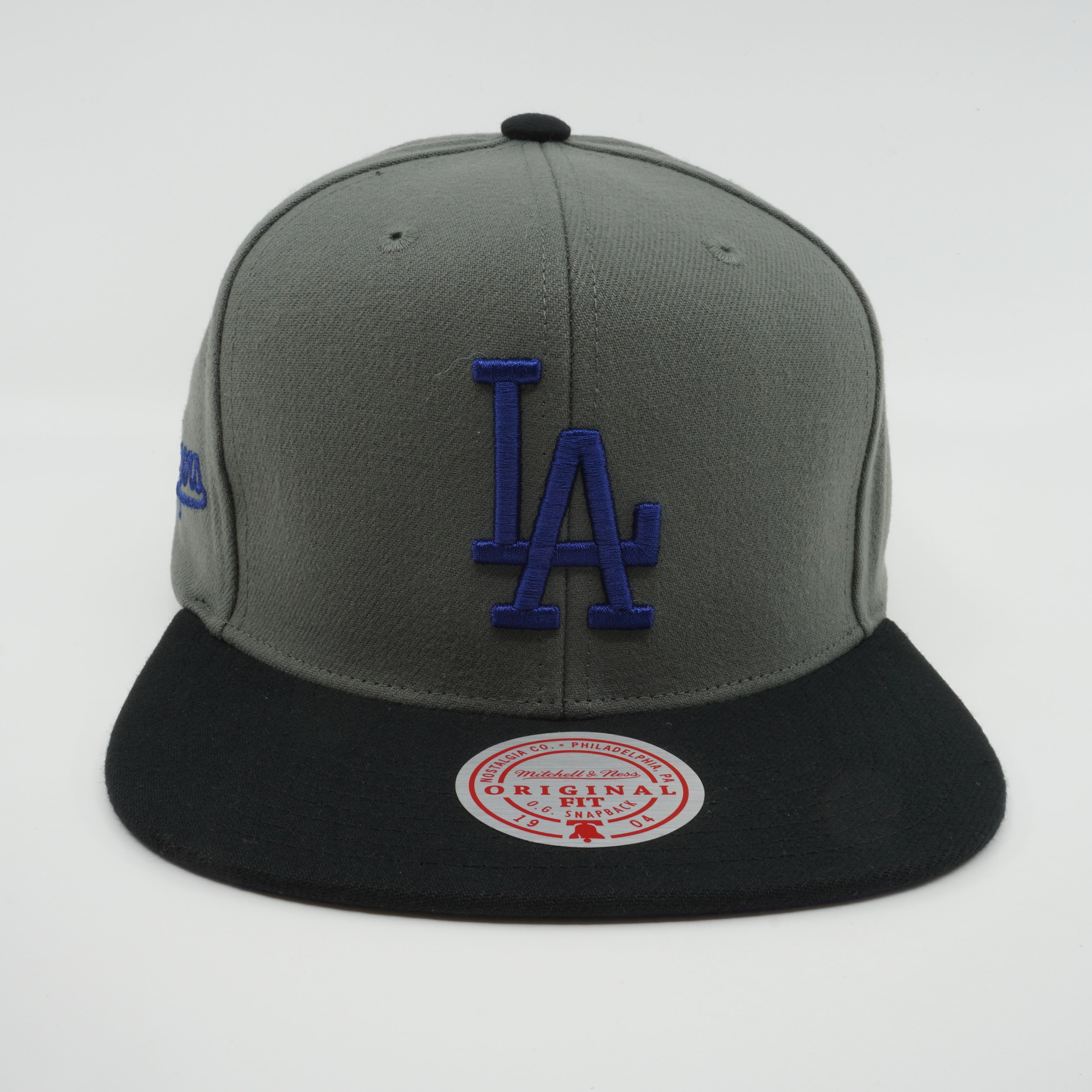 MENS MITCHELL & NESS MLB STORM FRONT SNAPBACK DODGERS - GREY