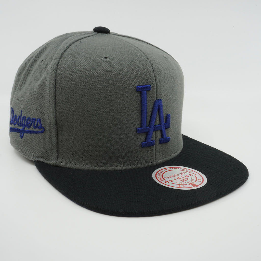 MENS MITCHELL & NESS MLB STORM FRONT SNAPBACK DODGERS - GREY
