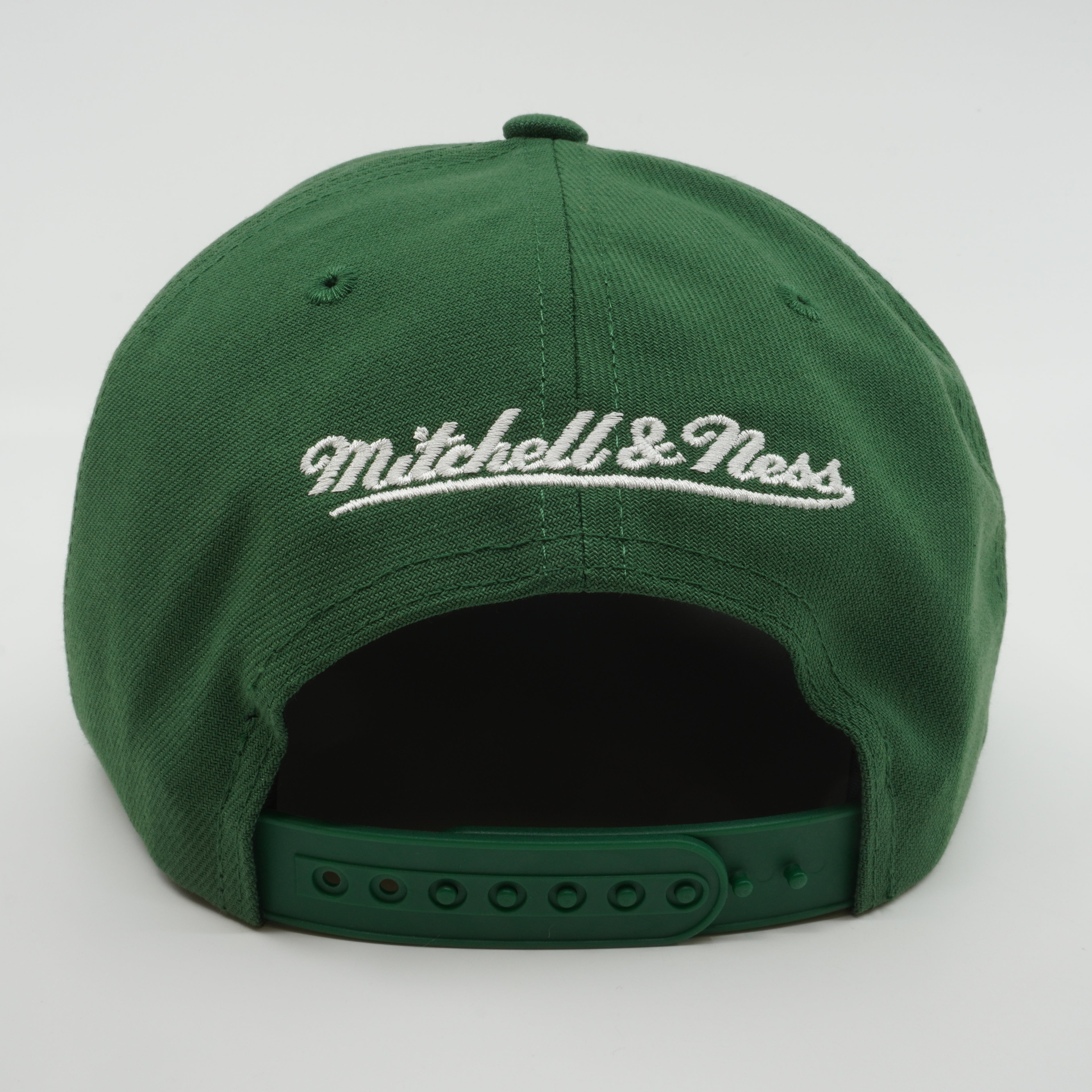 MENS MITCHELL & NESS NBA BACK TO BASICS SNAPBACK HWC BUCKS - GREEN