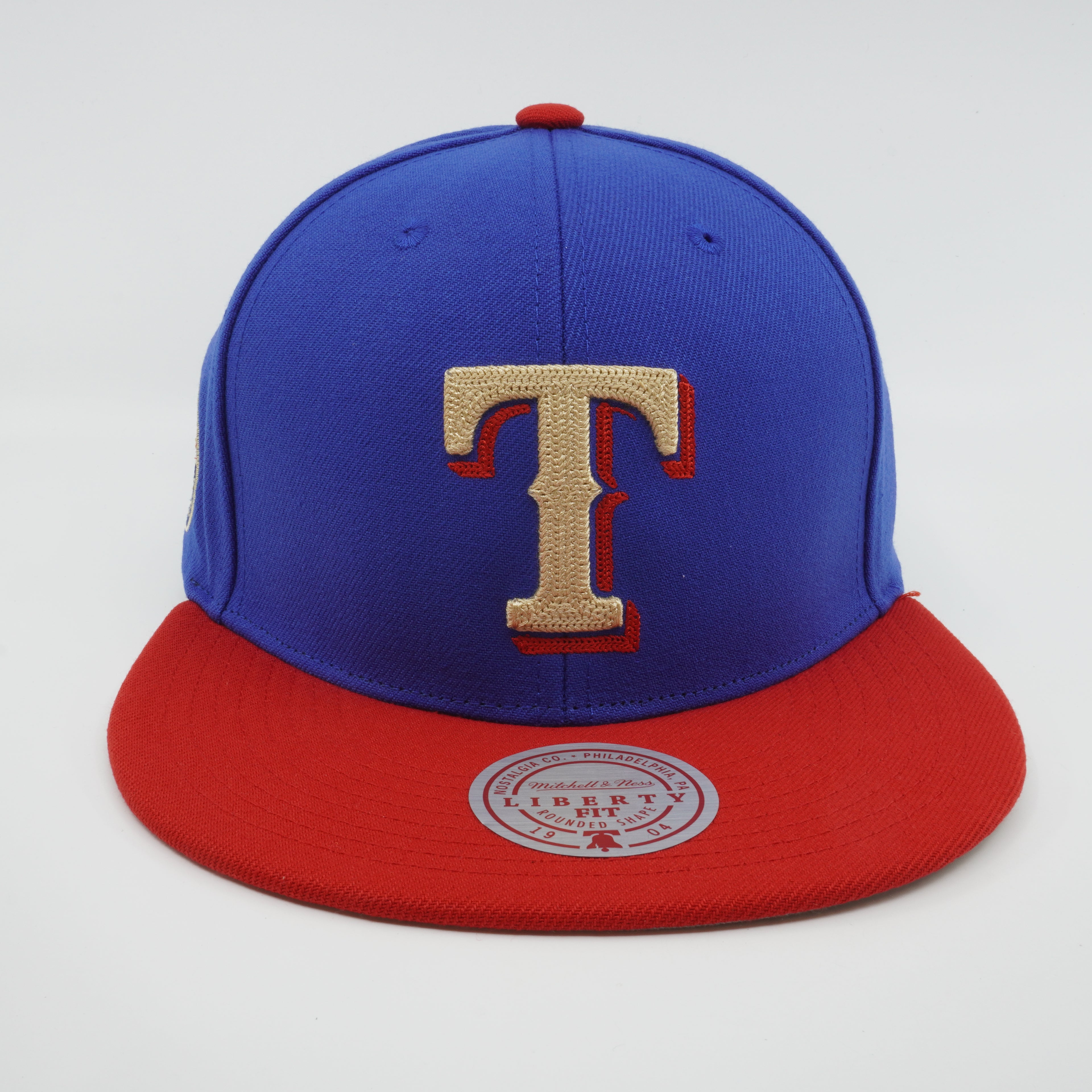 MENS MITCHELL & NESS MLB JUMP OFF SNAPBACK RANGERS - BLUE