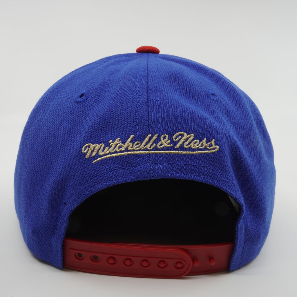 MENS MITCHELL & NESS MLB JUMP OFF SNAPBACK RANGERS - BLUE