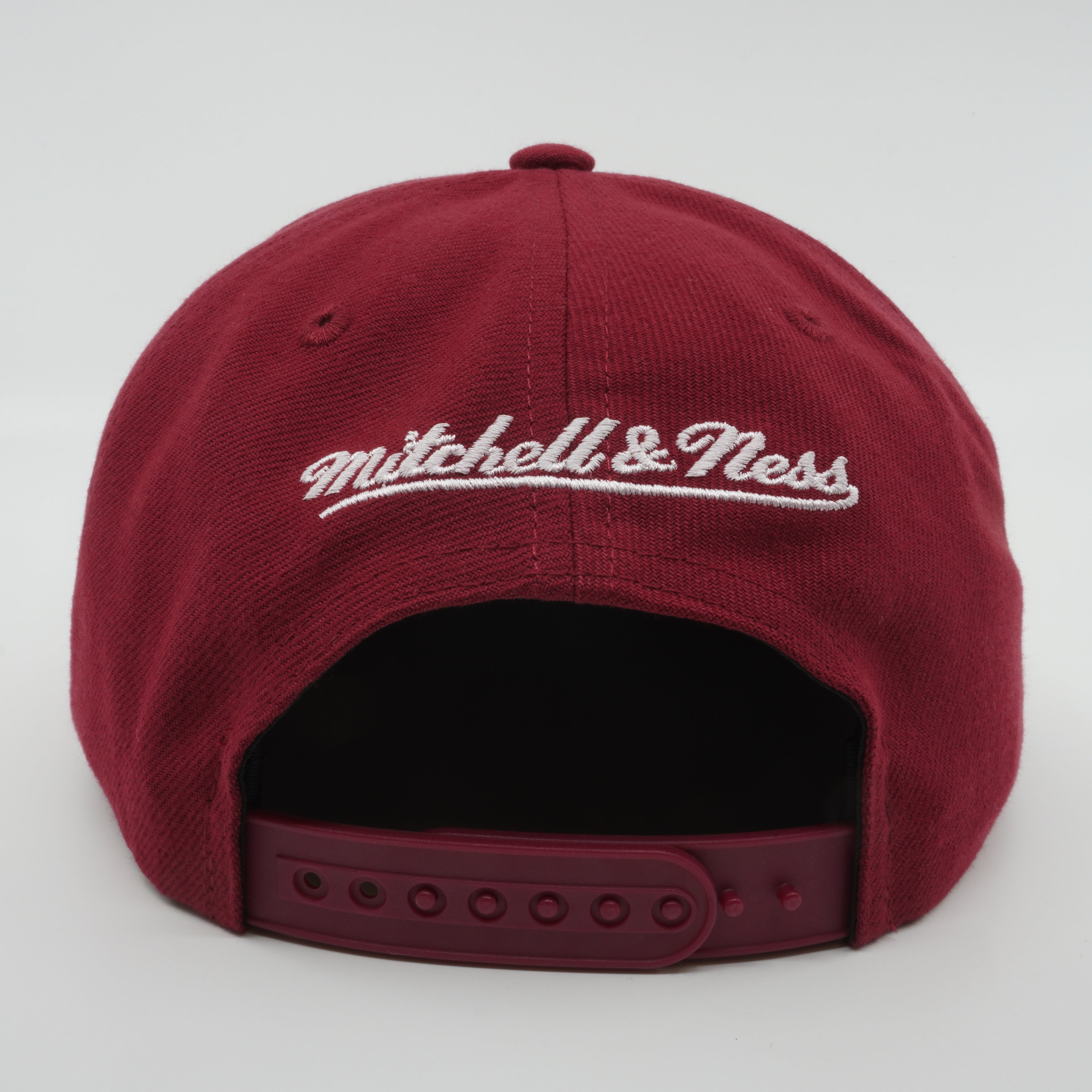 MENS MITCHELL & NESS NBA BACK TO BASICS SNAPBACK HEAT - RED