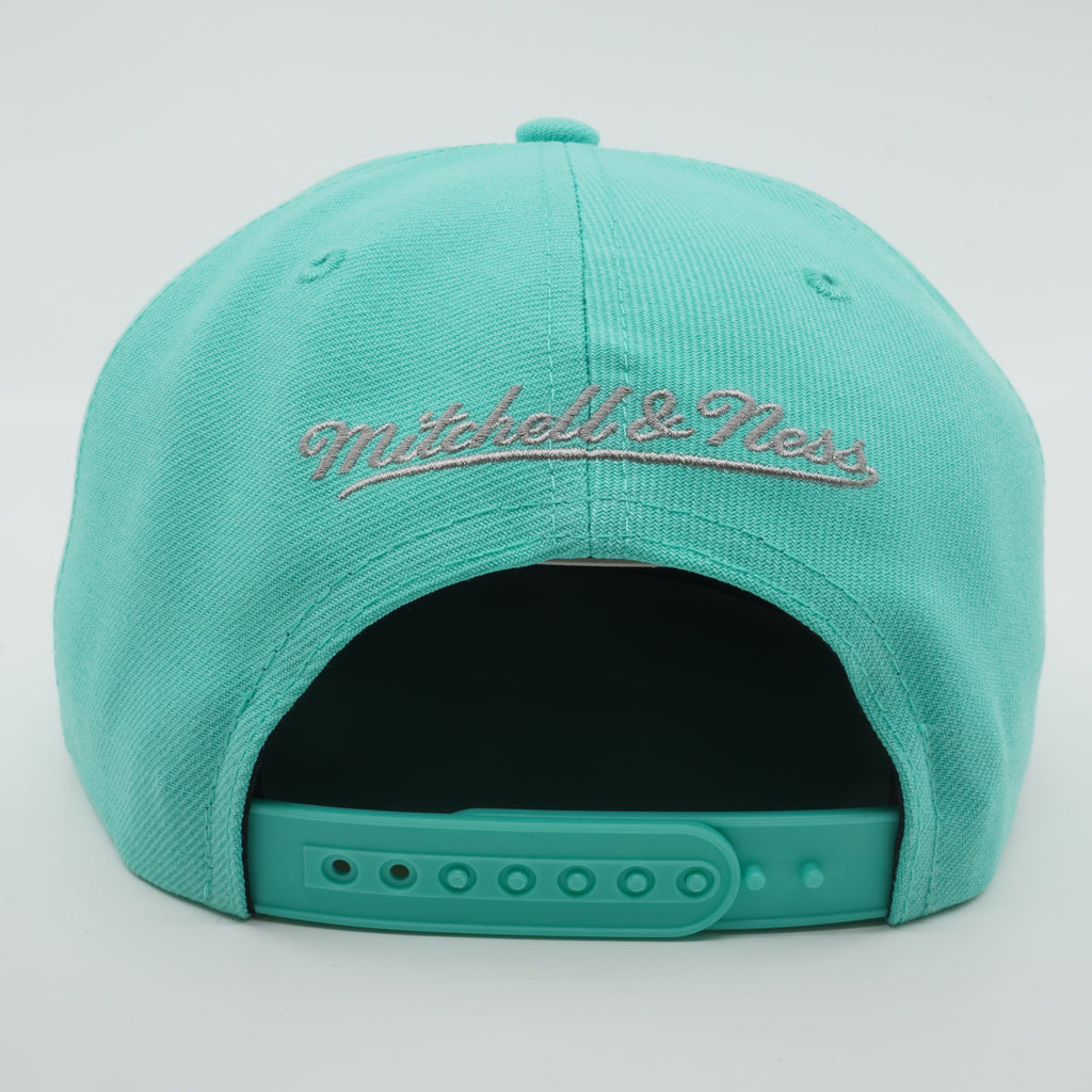 MENS MITCHELL & NESS NBA GIFT BOX BLUE SNAPBACK NETS - TEAL-BLACK