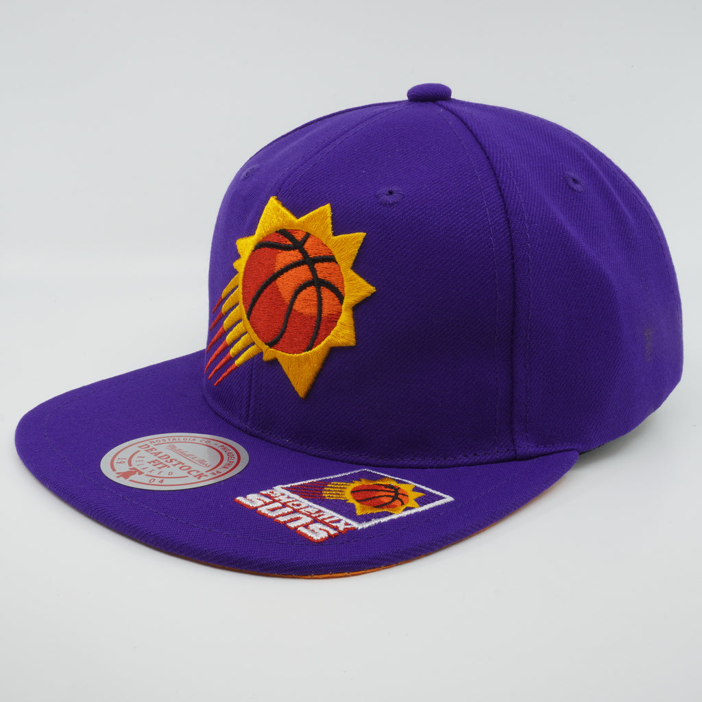 MENS MITCHELL & NESS NBA DEAD REMIX DEADSTOCK SNAPBACK HWC SUNS - PURPLE