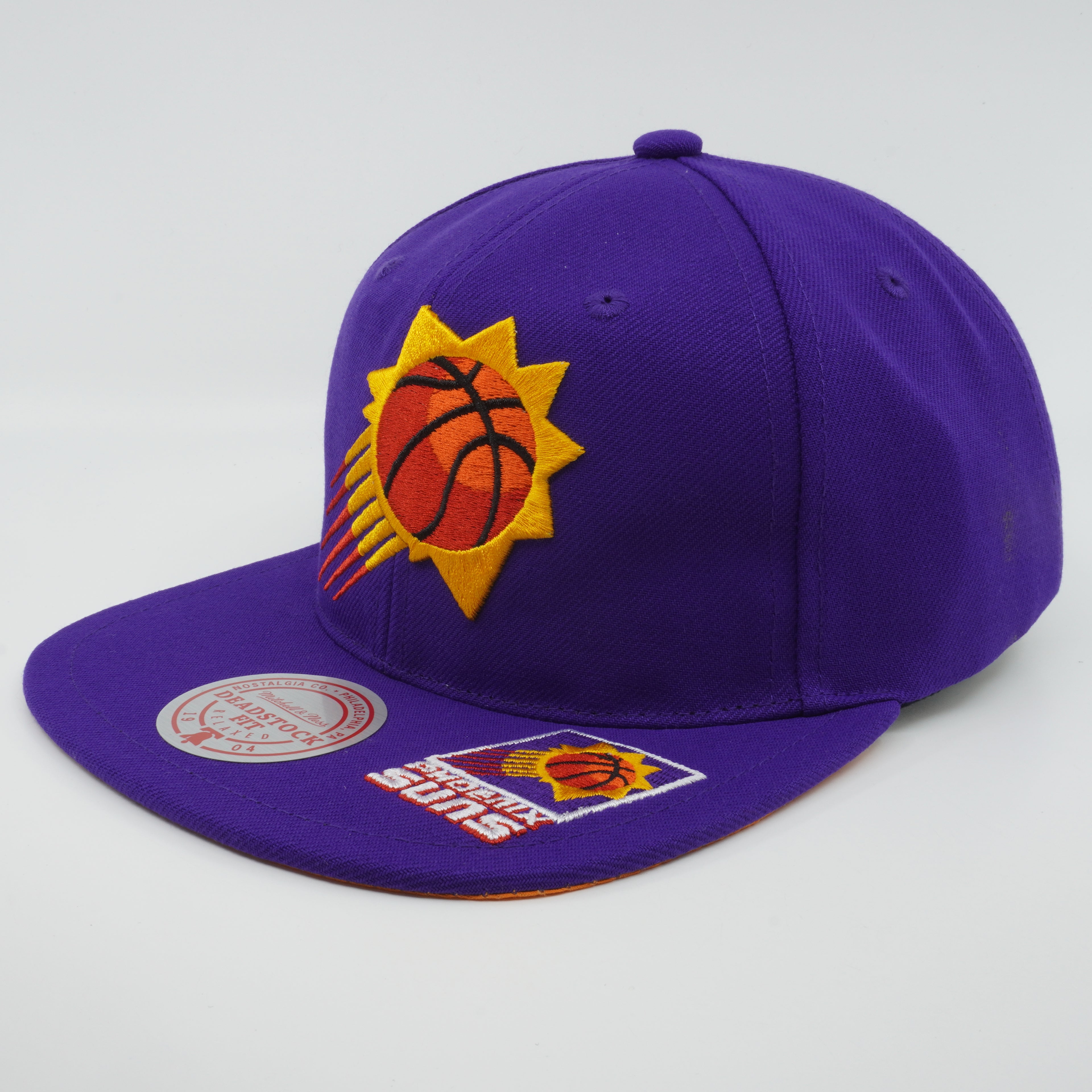 MENS MITCHELL & NESS NBA DEAD REMIX DEADSTOCK SNAPBACK HWC SUNS - PURPLE