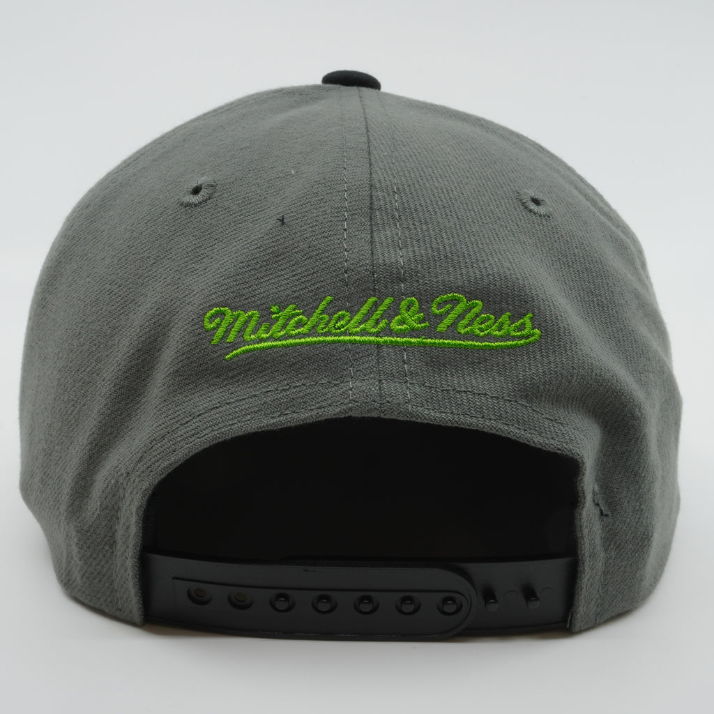 MENS MITCHELL & NESS MLB STORM FRONT SNAPBACK COOP RAYS - GREY