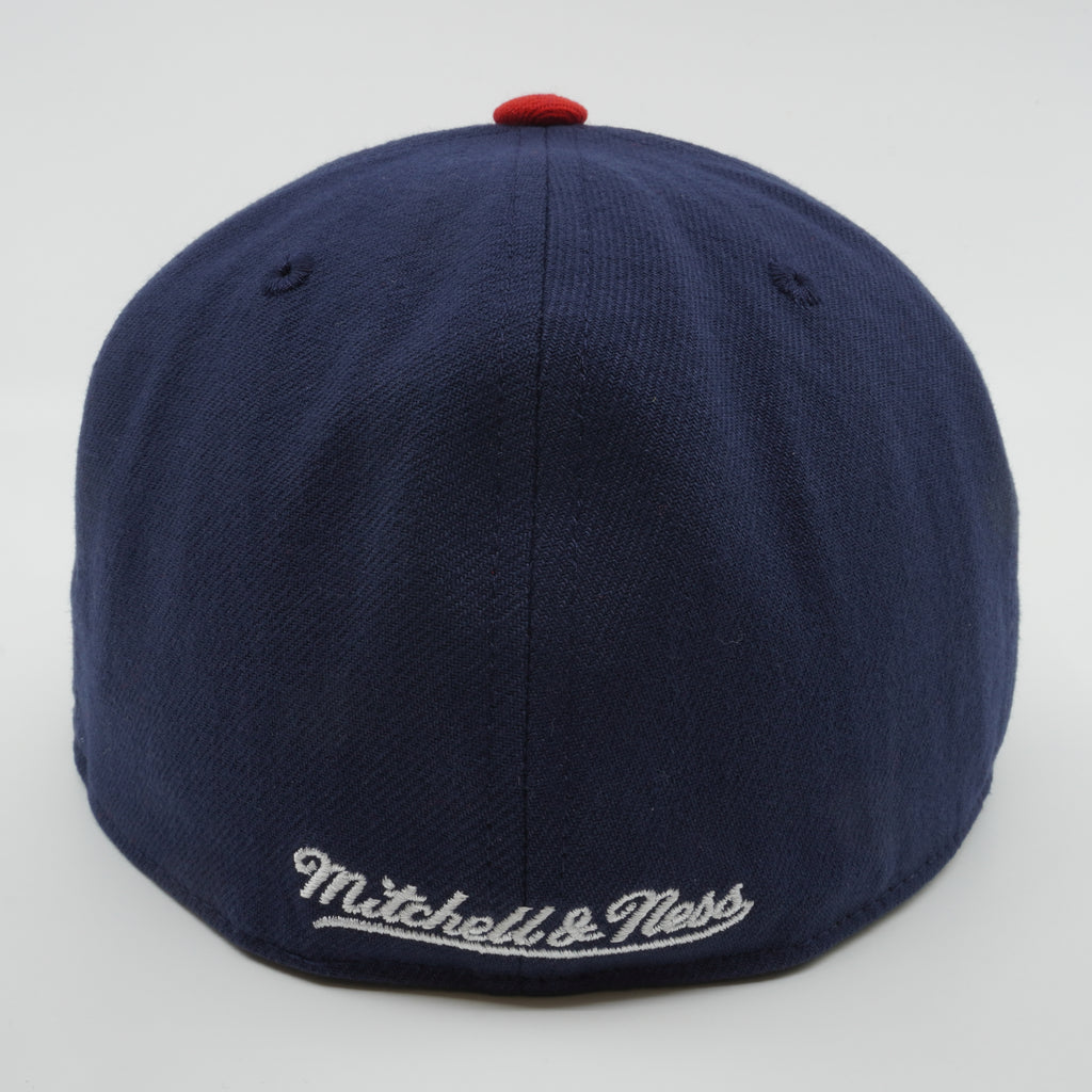 MENS MITCHELL & NESS MLB EVERGREEN FITTED COOP ANGELS - NAVY