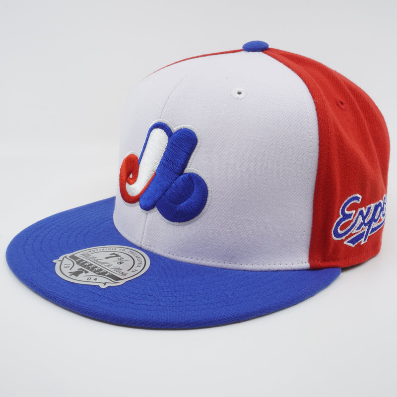 MENS MITCHELL & NESS MLB EVERGREEN FITTED COOP EXPOS - WHITE