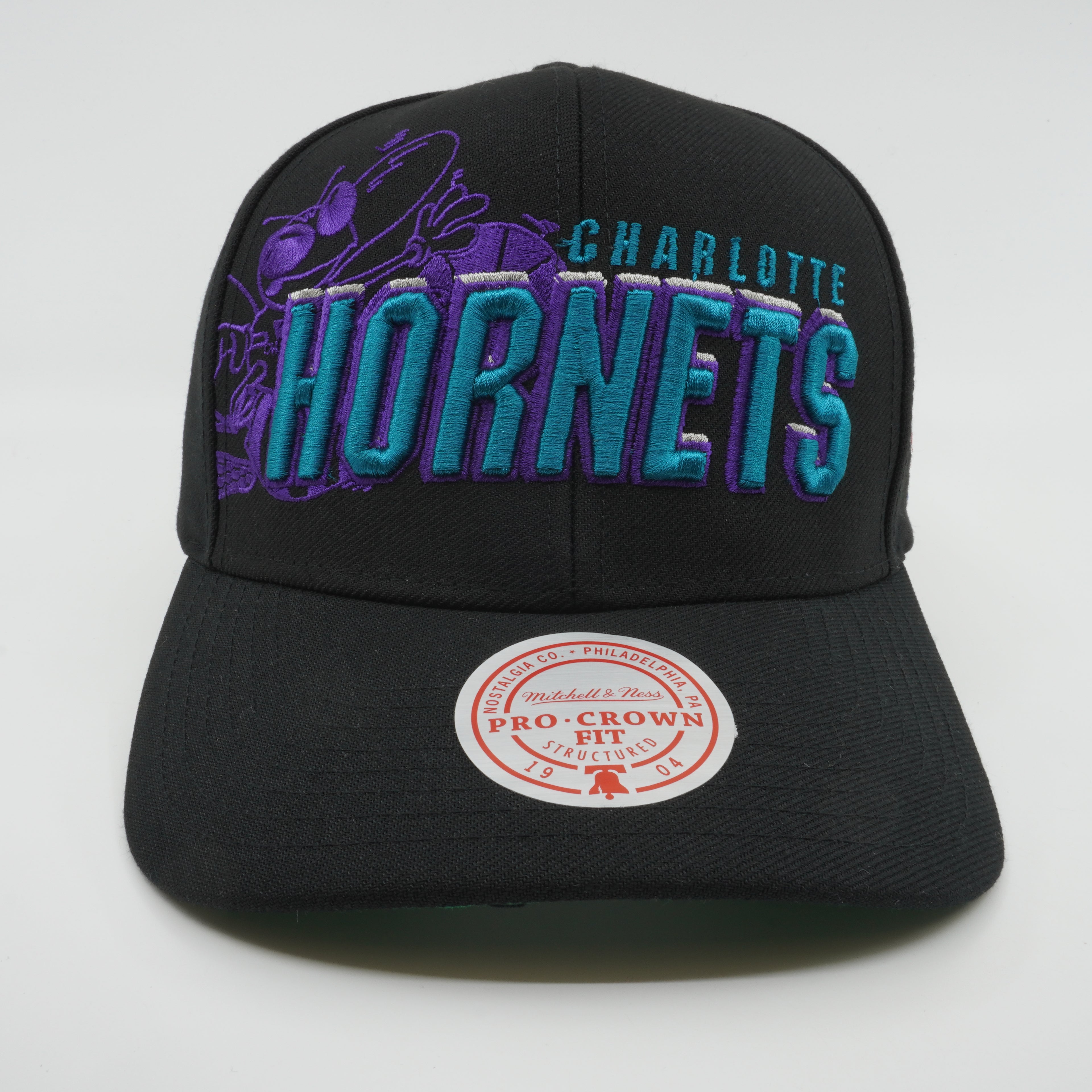 MENS MITCHELL & NESS NBA BEST IN CLASS SNAPBACK HWC HORNETS - BLACK