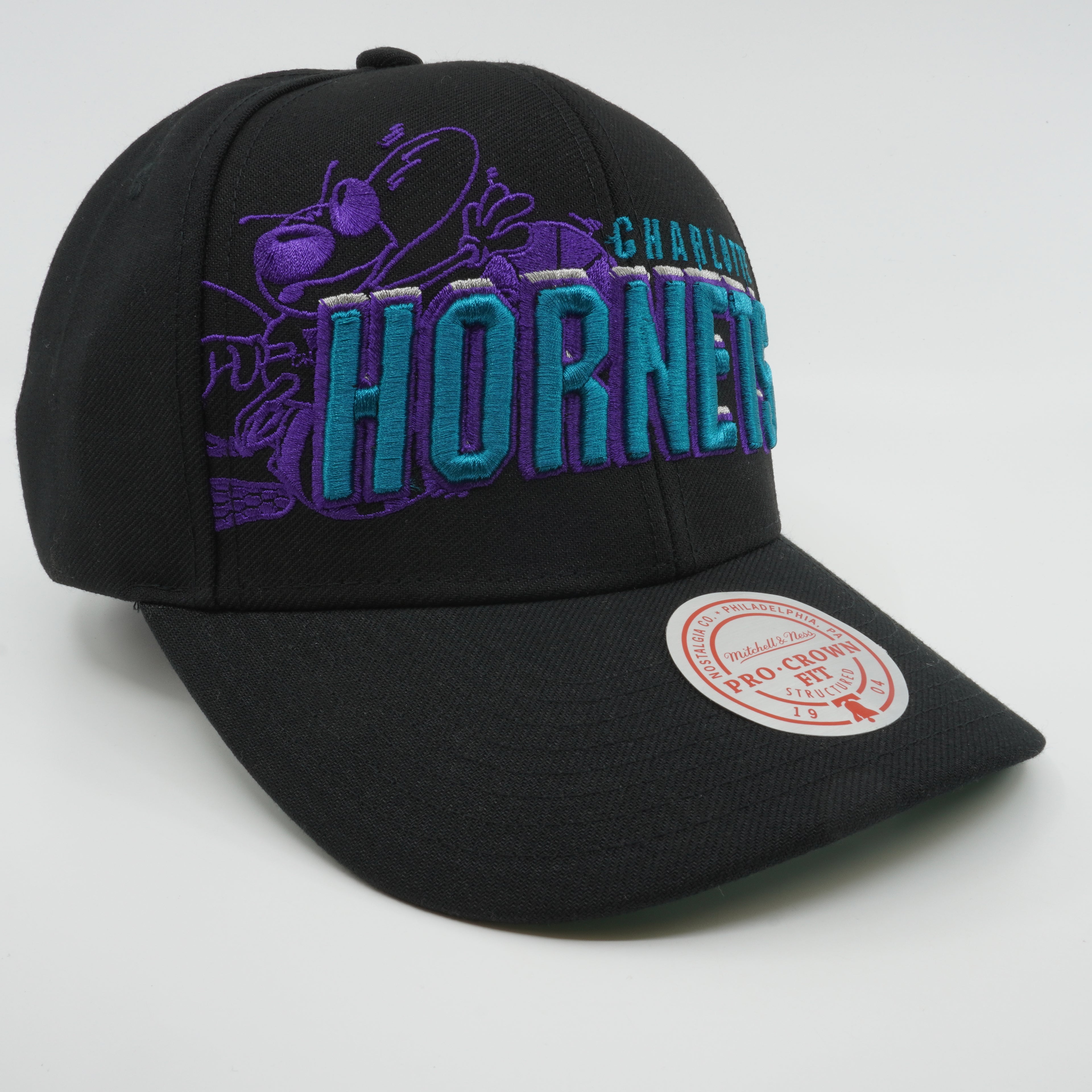 MENS MITCHELL & NESS NBA BEST IN CLASS SNAPBACK HWC HORNETS - BLACK
