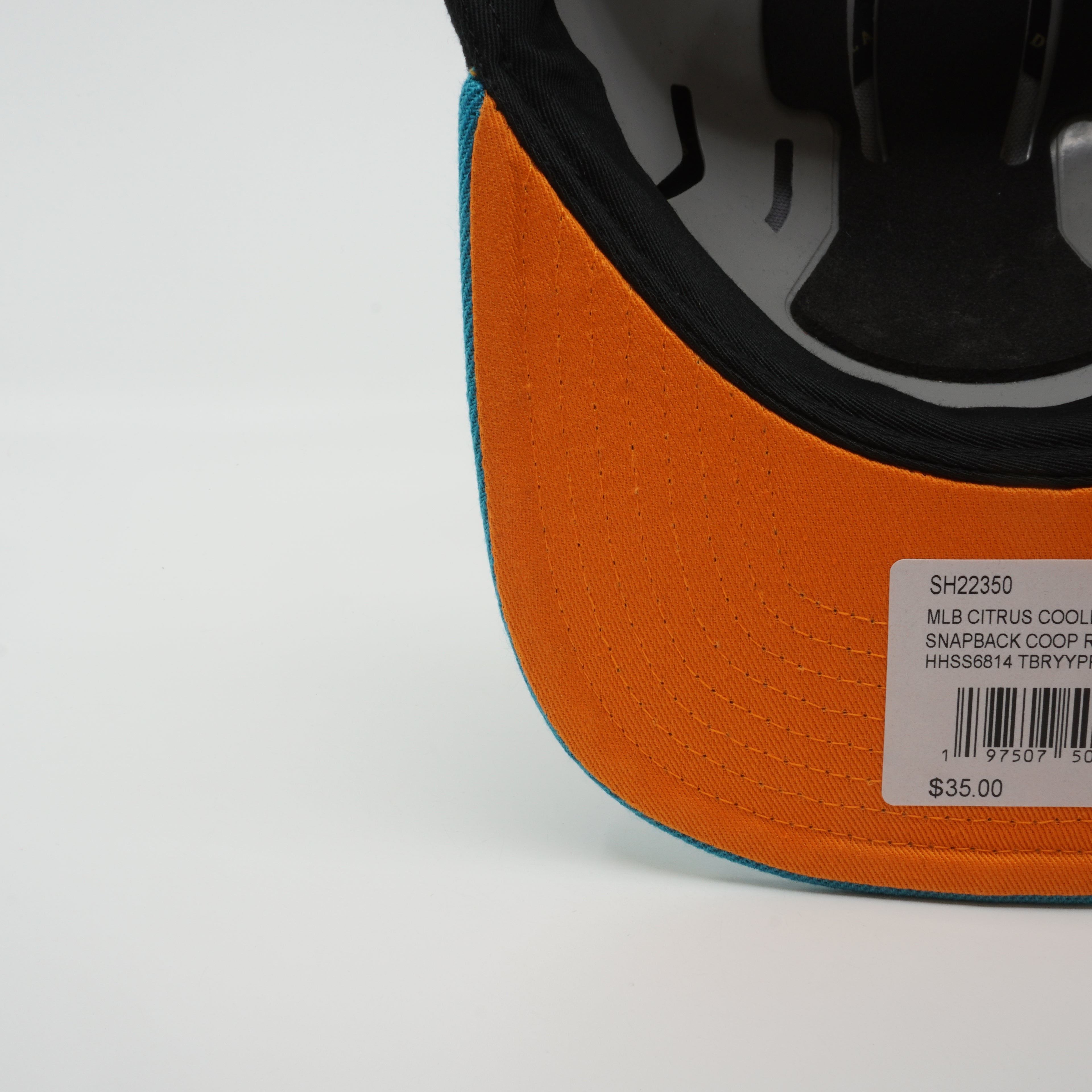 MENS MITCHELL & NESS MLB CITRUS COOLER SNAPBACK COOP RAYS - BLACK