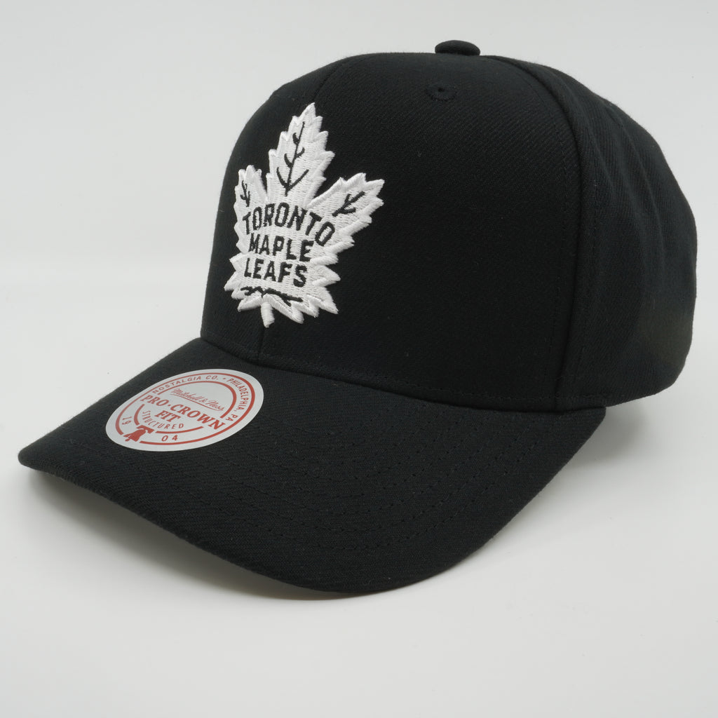 MENS MITCHELL & NESS NHL PANDA PRO SNAPBACK MAPLE LEAFS - BLACK