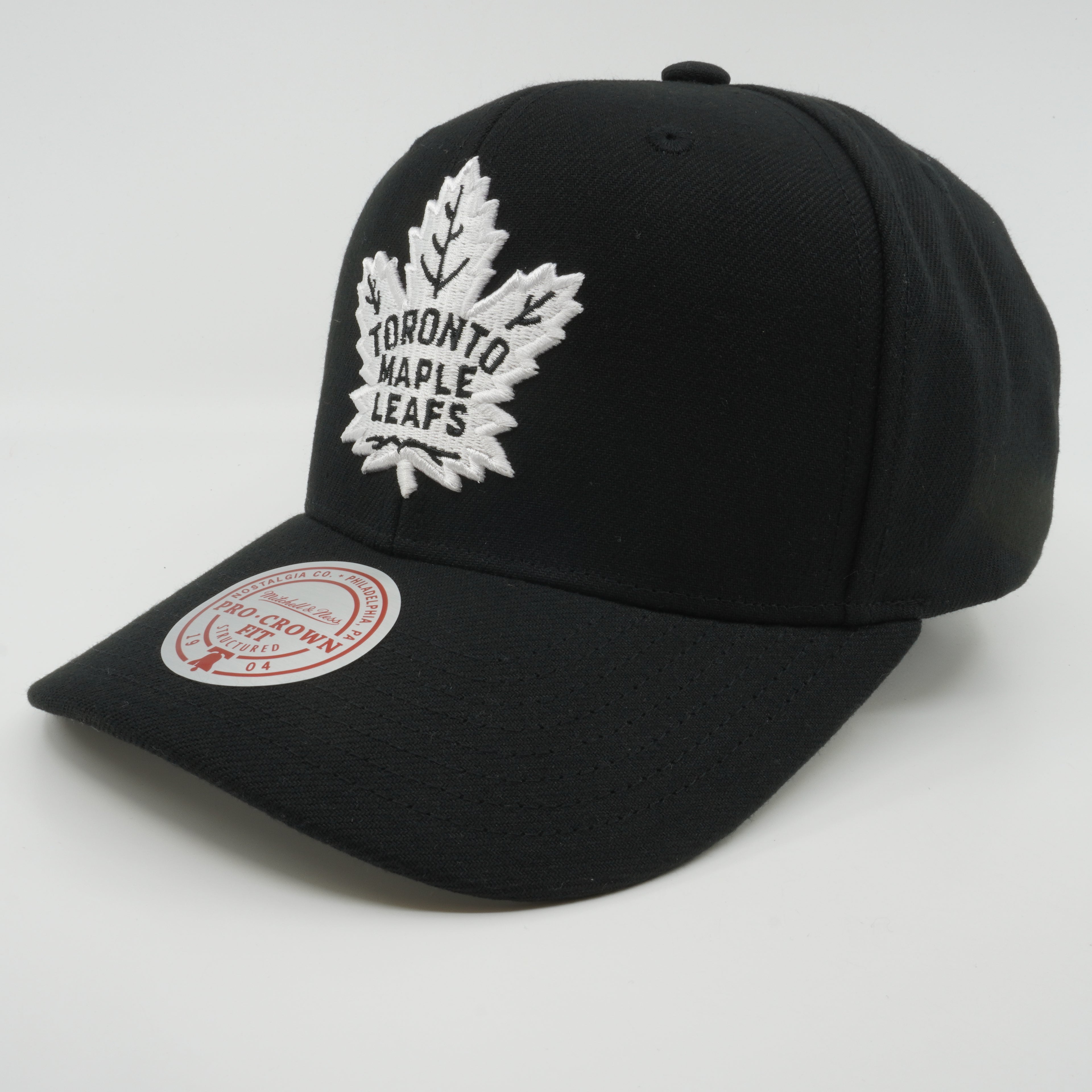 MENS MITCHELL & NESS NHL PANDA PRO SNAPBACK MAPLE LEAFS - BLACK