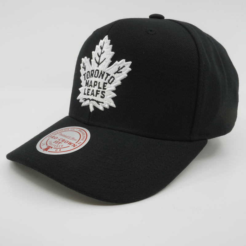 MENS MITCHELL & NESS NHL PANDA PRO SNAPBACK MAPLE LEAFS - BLACK