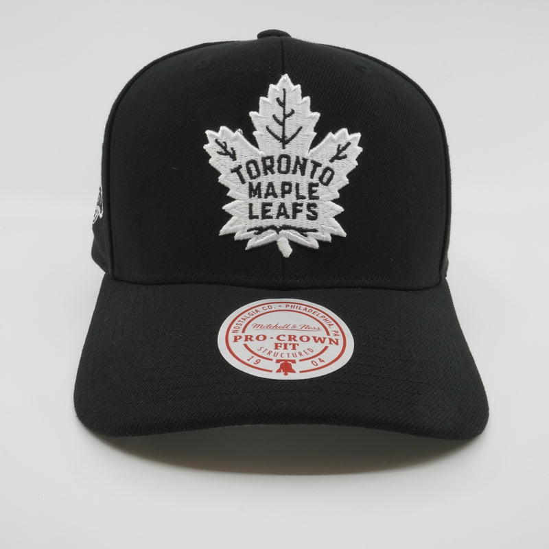 MENS MITCHELL & NESS NHL PANDA PRO SNAPBACK MAPLE LEAFS - BLACK