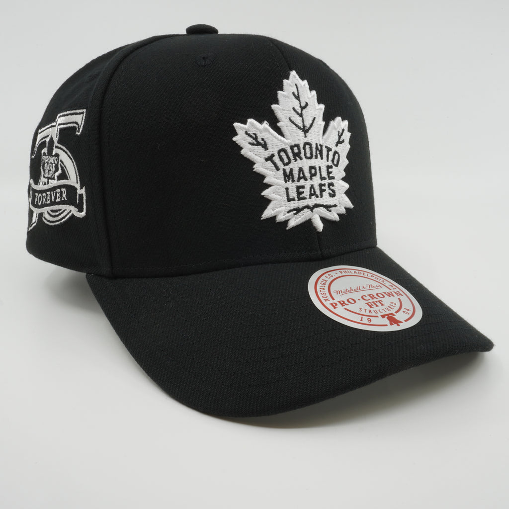 MENS MITCHELL & NESS NHL PANDA PRO SNAPBACK MAPLE LEAFS - BLACK