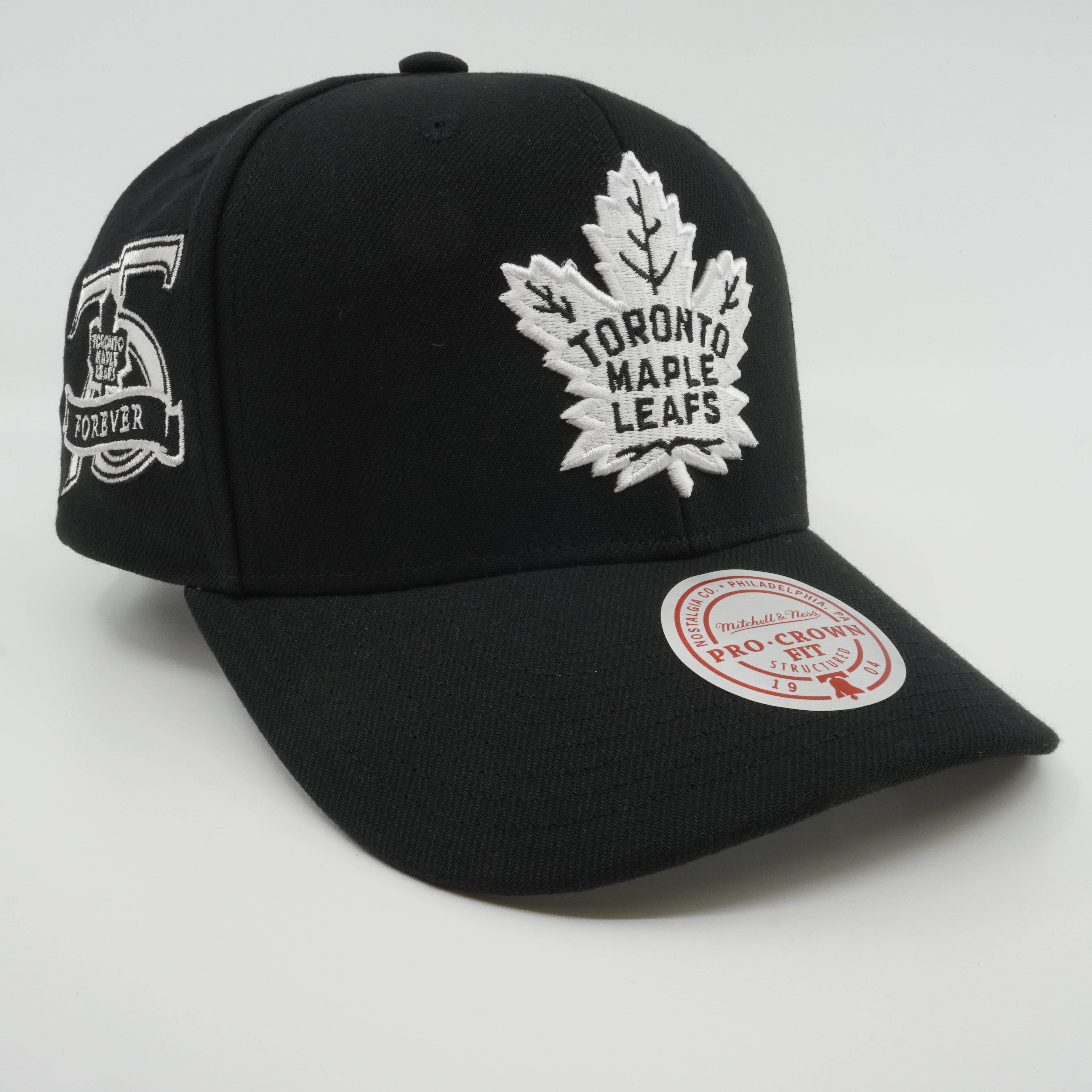 MENS MITCHELL & NESS NHL PANDA PRO SNAPBACK MAPLE LEAFS - BLACK