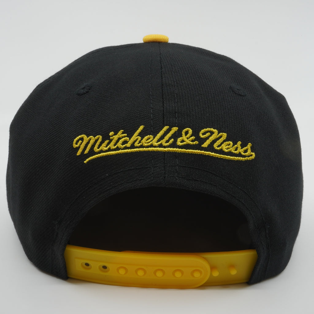MENS MITCHELL & NESS NHL VINTAGE SCRIPT SNAPBACK PENGUINS - BLACK