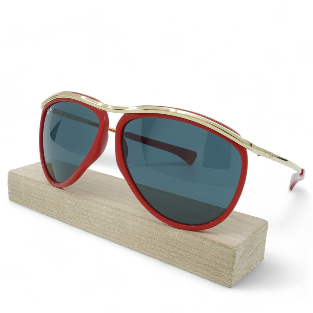 [RB2219-1243R5_59] UNISEX RAY-BAN AVIATOR OLYMPIAN SUNGLASSES