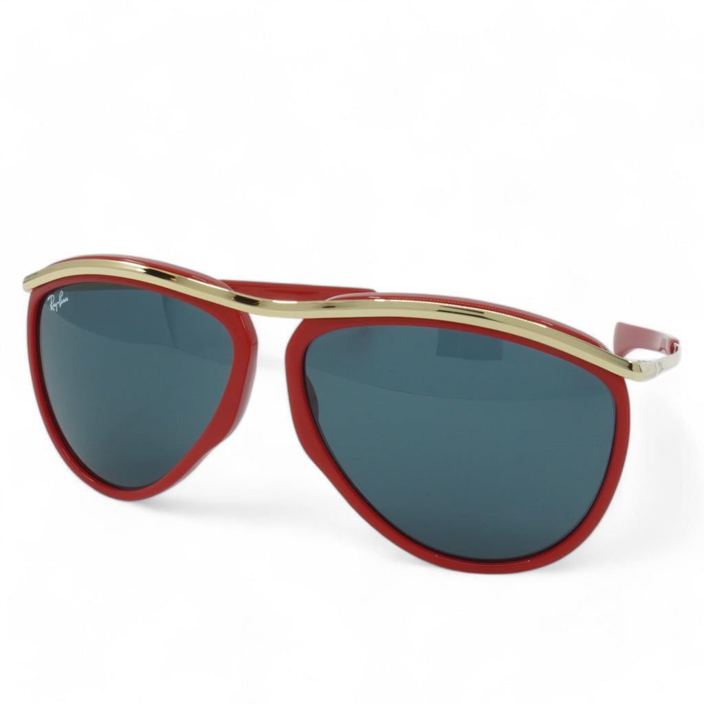 [RB2219-1243R5_59] UNISEX RAY-BAN AVIATOR OLYMPIAN SUNGLASSES