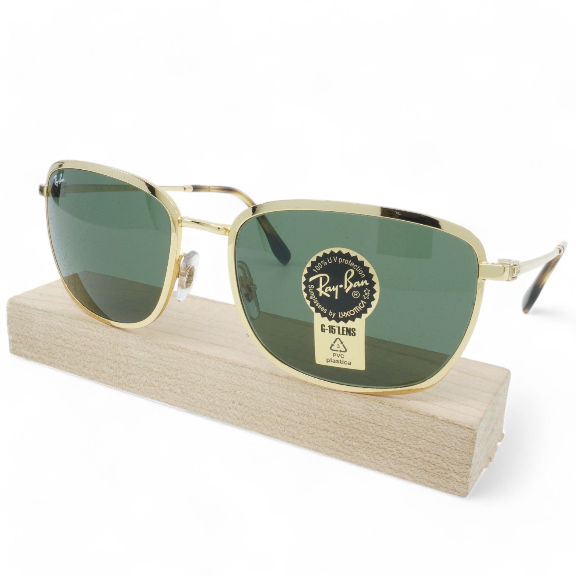 [RB3705-001/31_60] UNISEX RAY-BAN SQUARE POLARIZED SUNGLASSES