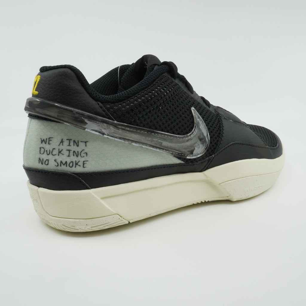 [DR8785-002] MENS NIKE JA 1 "FLY" - BLACK/LIGHT SILVER-COCONUT MILK "We Ain't Ducking No Smoke"