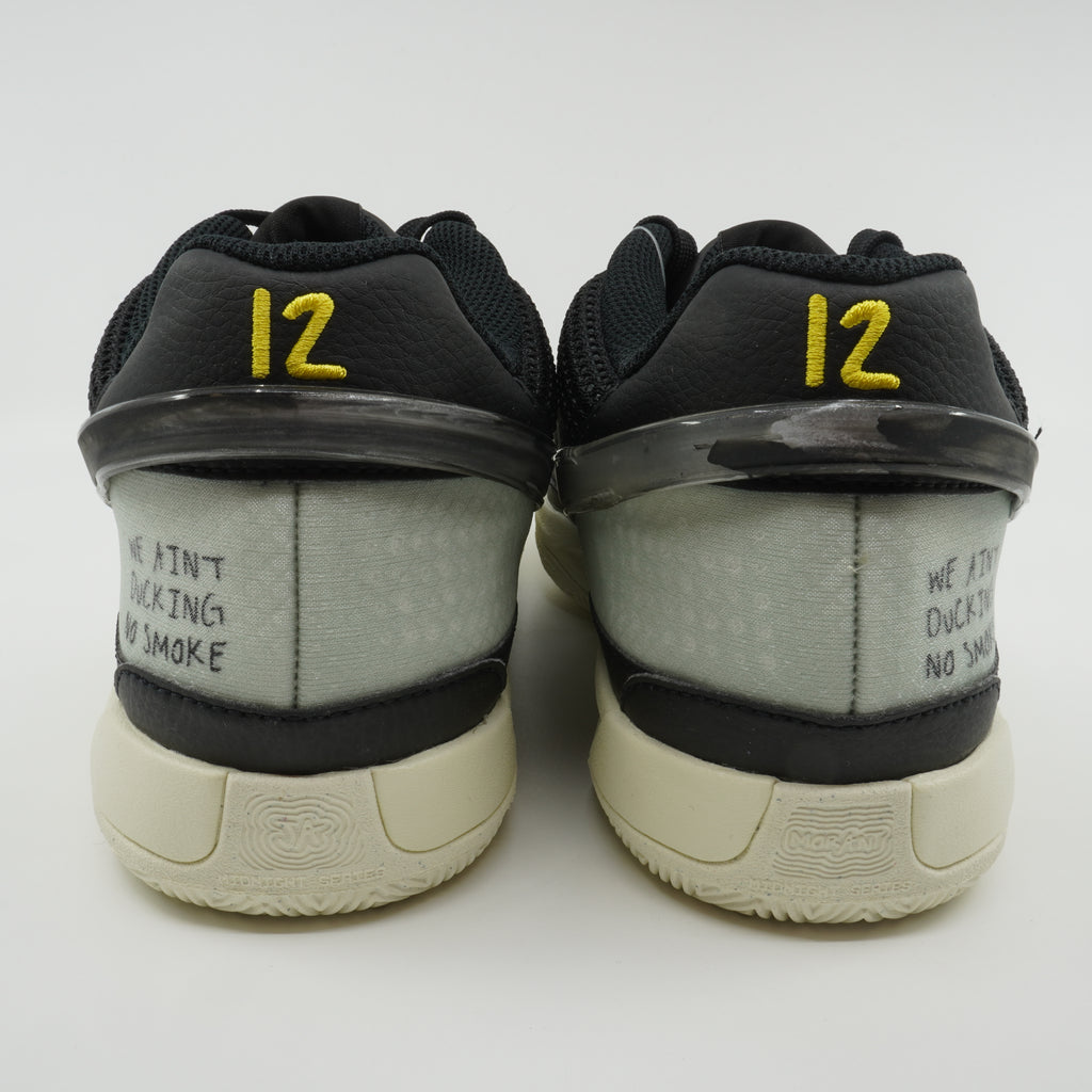 [DR8785-002] MENS NIKE JA 1 "FLY" - BLACK/LIGHT SILVER-COCONUT MILK "We Ain't Ducking No Smoke"