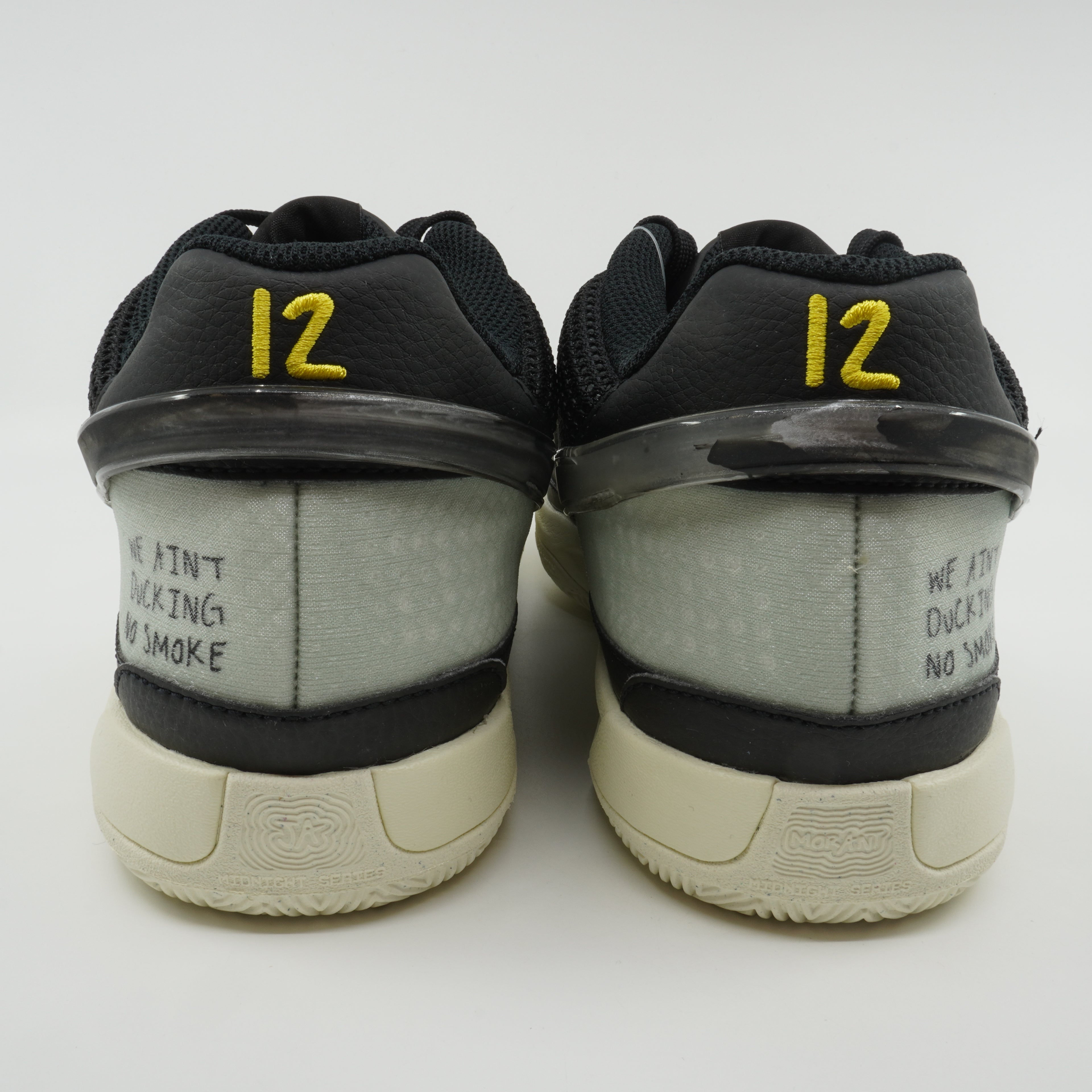 [DR8785-002] MENS NIKE JA 1 "FLY" - BLACK/LIGHT SILVER-COCONUT MILK "We Ain't Ducking No Smoke"