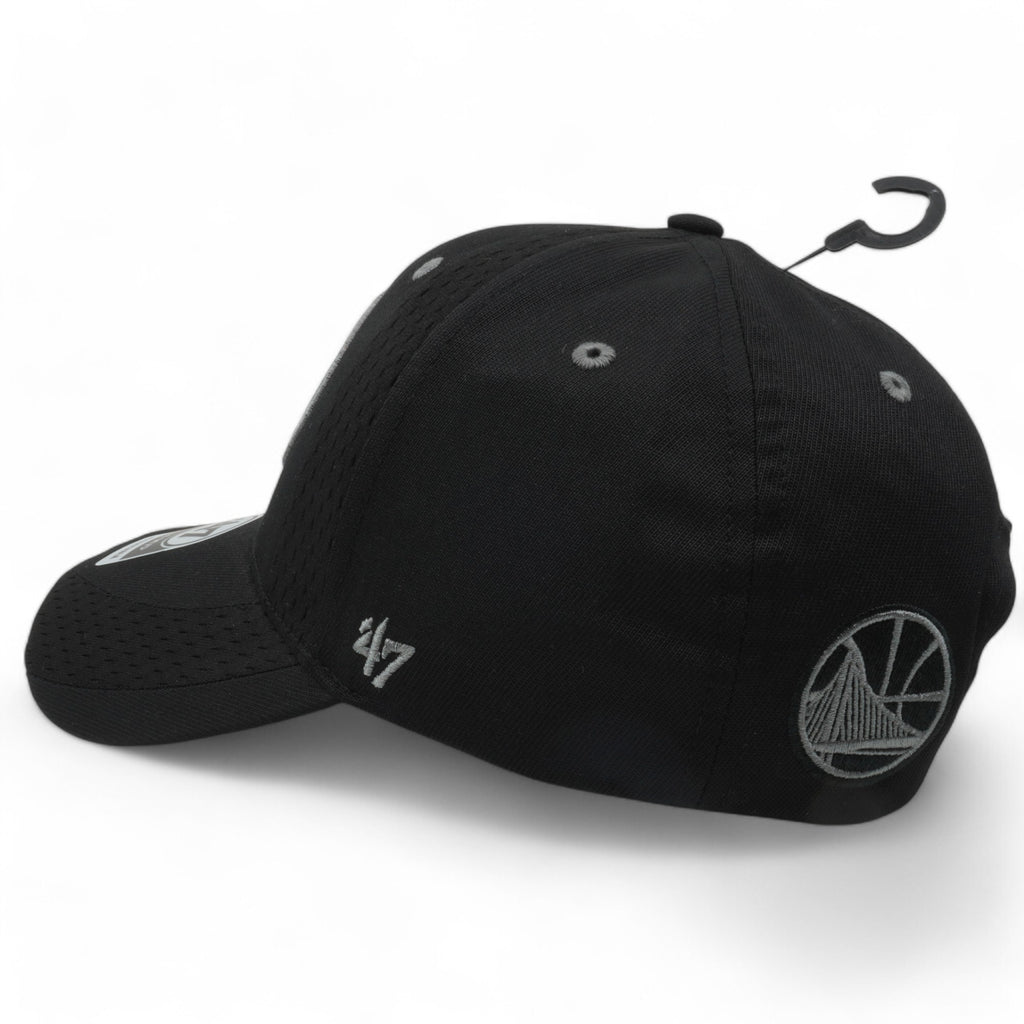[K-OUTRN08TLV-BK] YOUTH 47 BRAND NBA GS WARRIORS ADJUSTABLE HAT