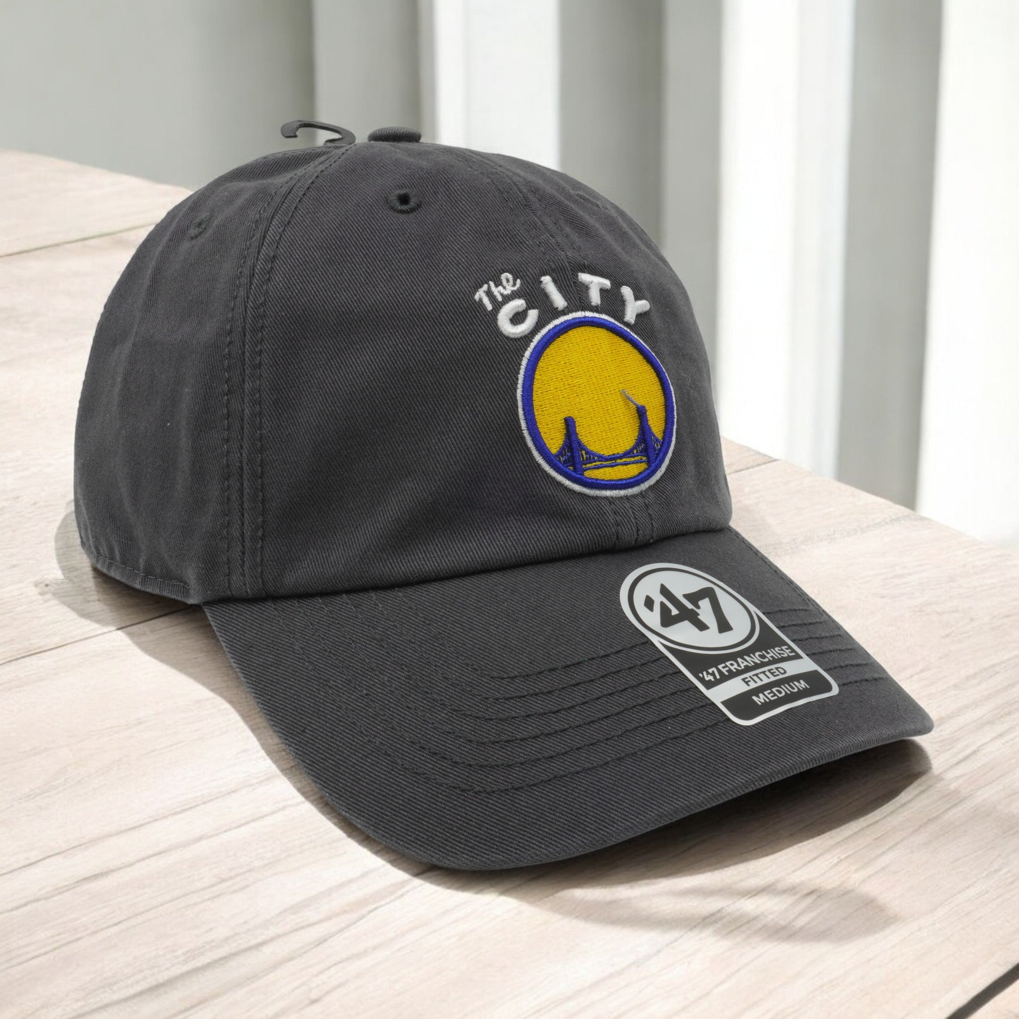 [KHWCL-FRANCO8RPF-CC62] MENS 47 BRAND NBA GS WARRIORS HWC CITY EDITION FITTED