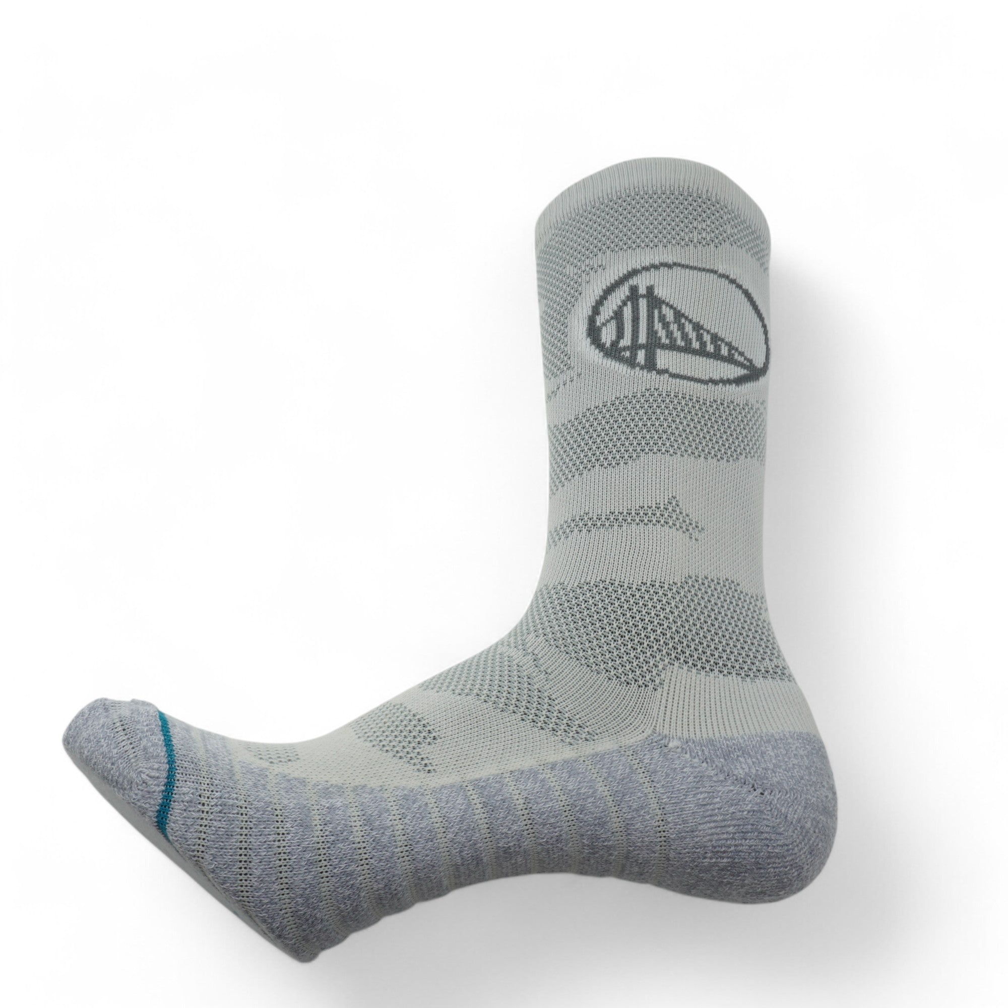 [M557D17WAR-GRY] ADULT STANCE NBA GOLDEN STATE WARRIORS SNOW SOCKS