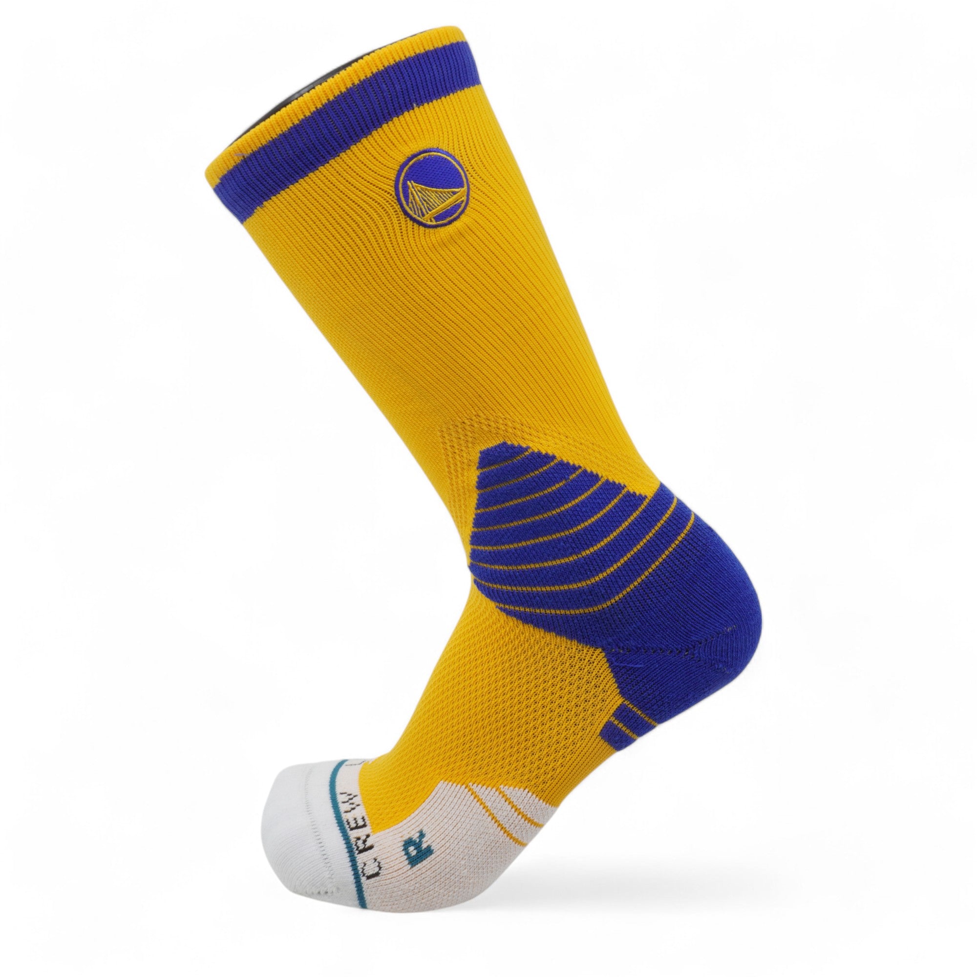 [M559C5CWA-YEL] ADULT STANCE NBA GOLDEN STATE WARRIORS LOGO CREW SOCKS