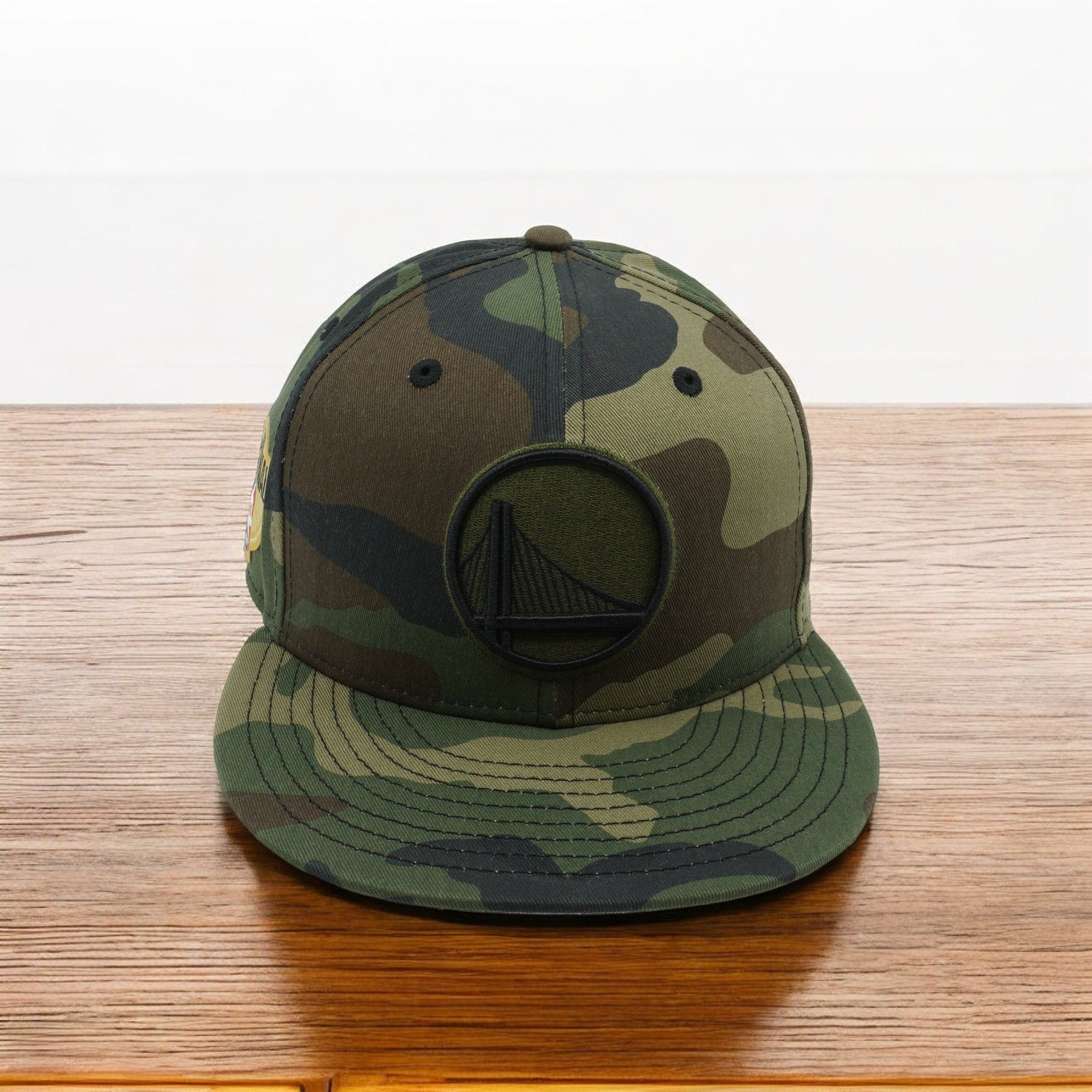 [12136308] Mens New Era NBA Golden State Warriors Camouflage 950 Snapback