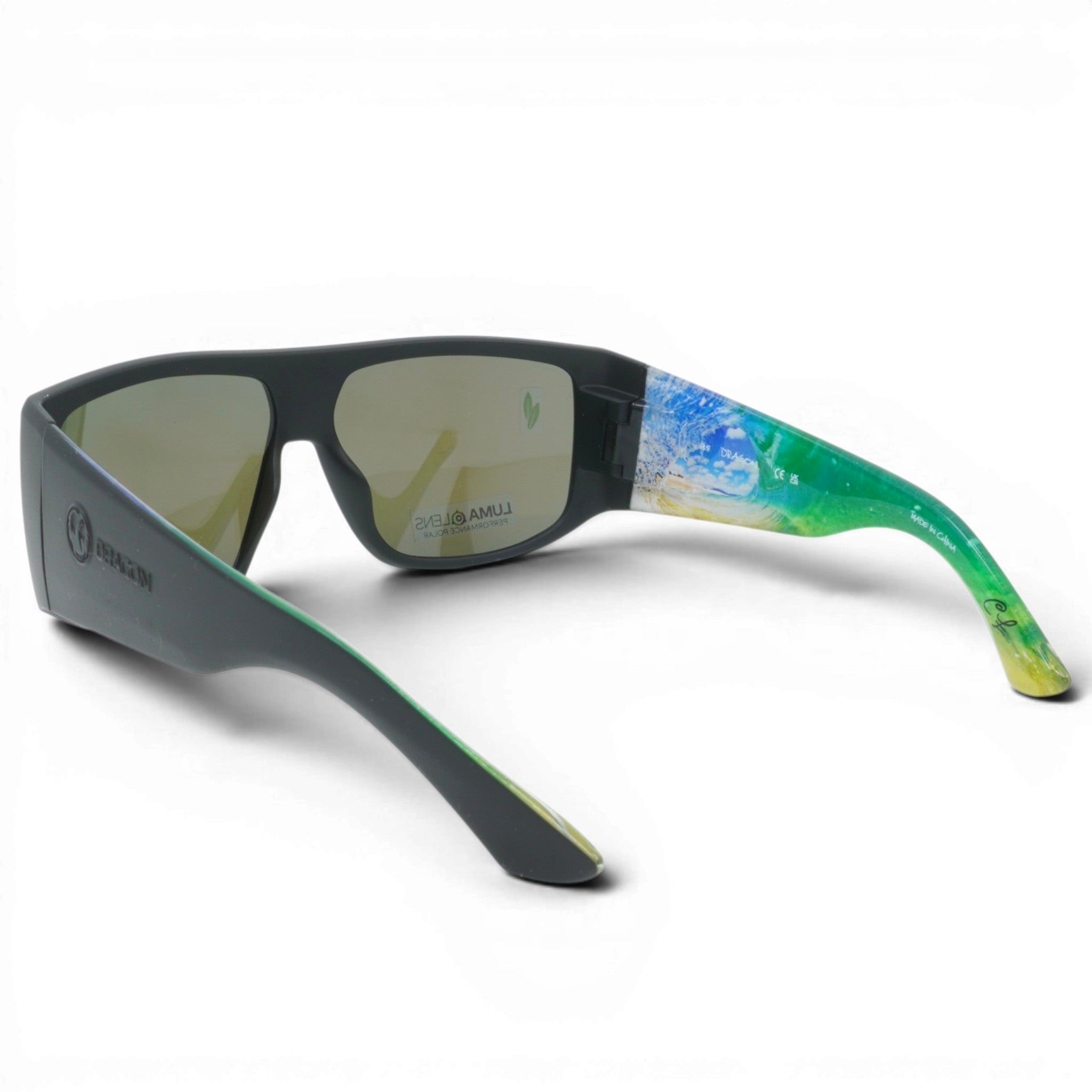 [DR125S-007] Unisex Dragon FIN CLARK LITTLE Polarized Sunglasses