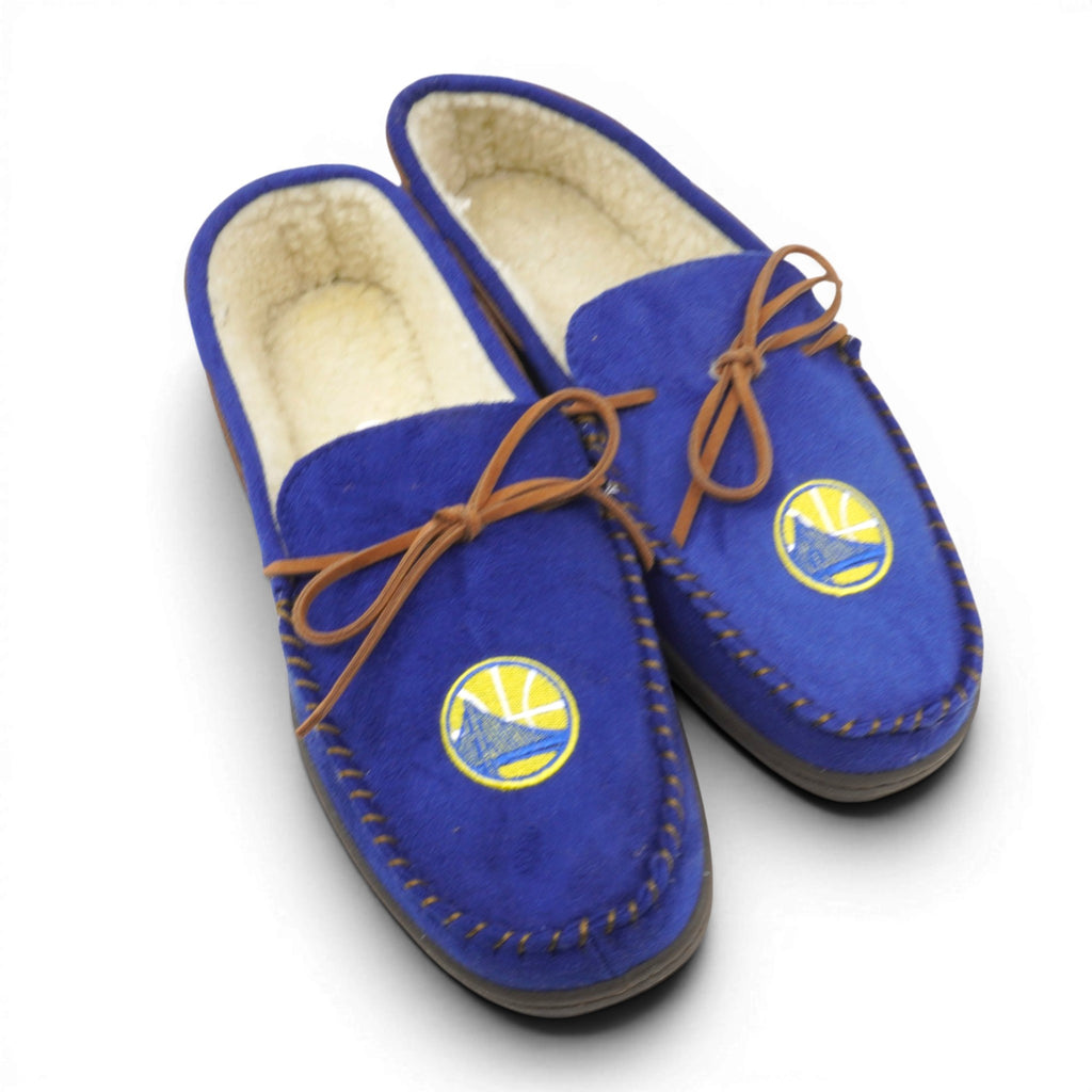 [FOCOS2] MENS FOCO GOLDEN STATE WARRIORS MOCCASINS SLIPPERS