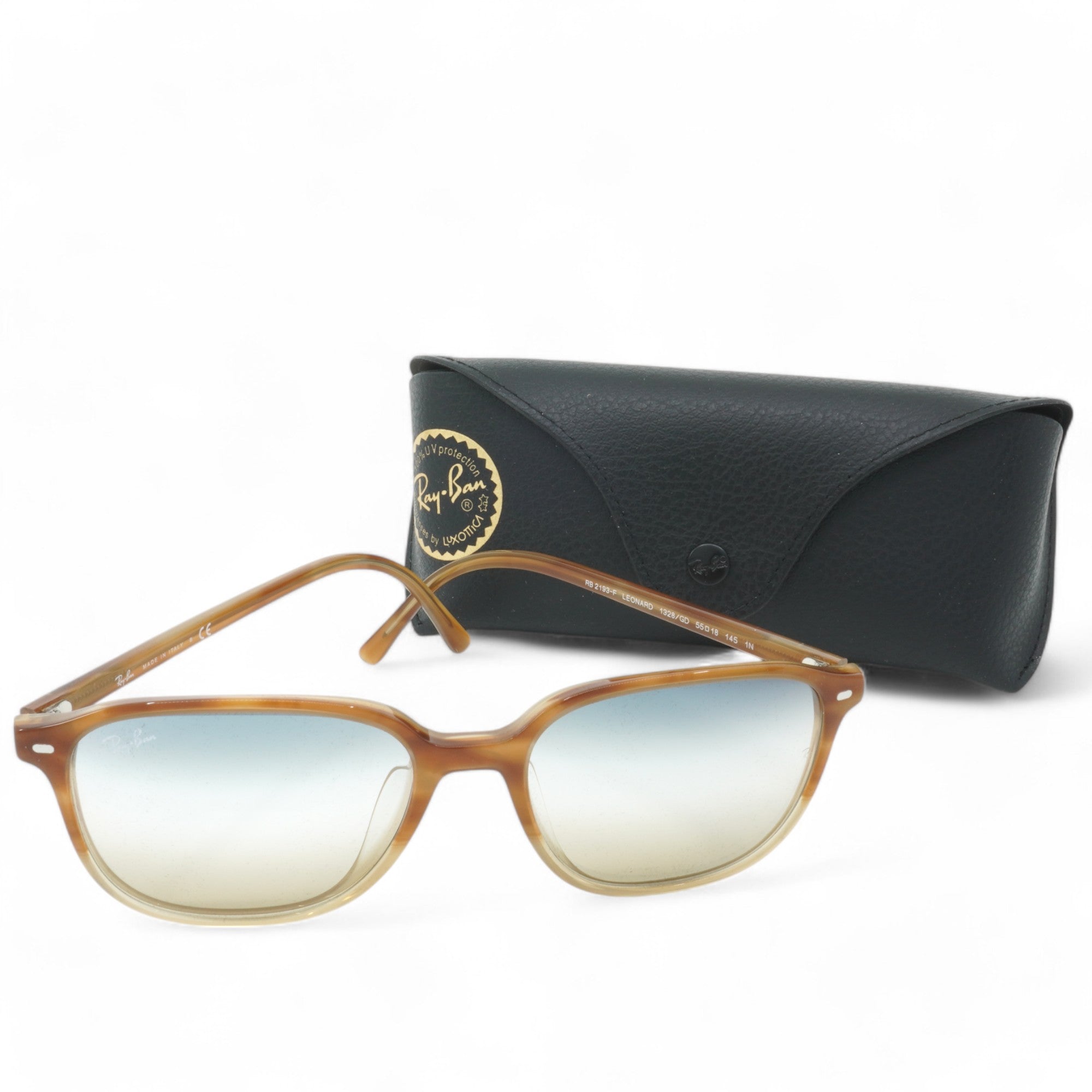 [RB2193F-1328/GD_55] UNISEX RAY-BAN LEONARD SUNGLASSES