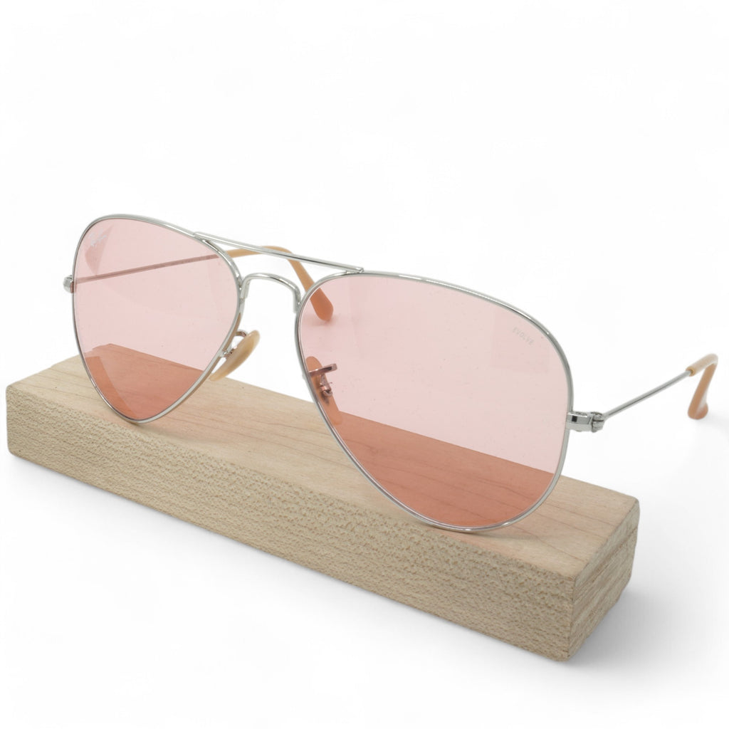 [RB3025-9065/V7_58] UNISEX RAY-BAN AVIATOR WASHED EVOLVE SUNGLASSES