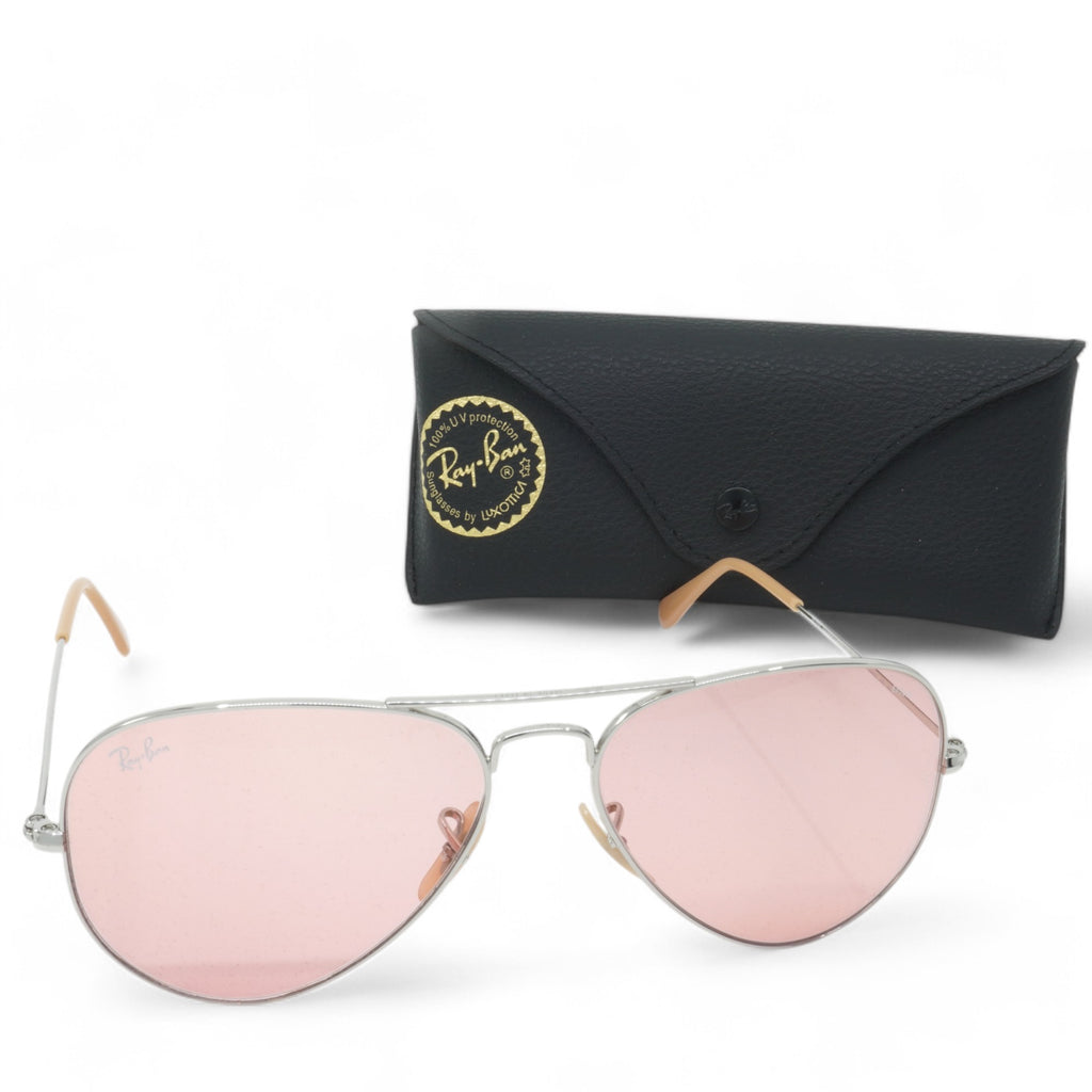 [RB3025-9065/V7_58] UNISEX RAY-BAN AVIATOR WASHED EVOLVE SUNGLASSES