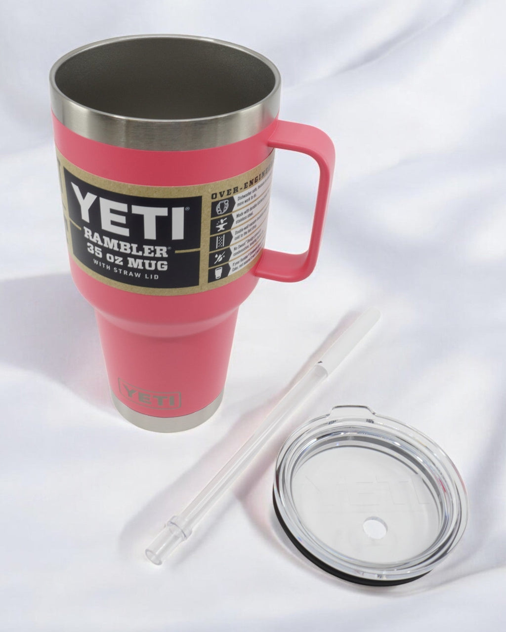 [21071503010] Unisex YETI RAMBLER 35OZ STRAW MUG WITH STRAW LID