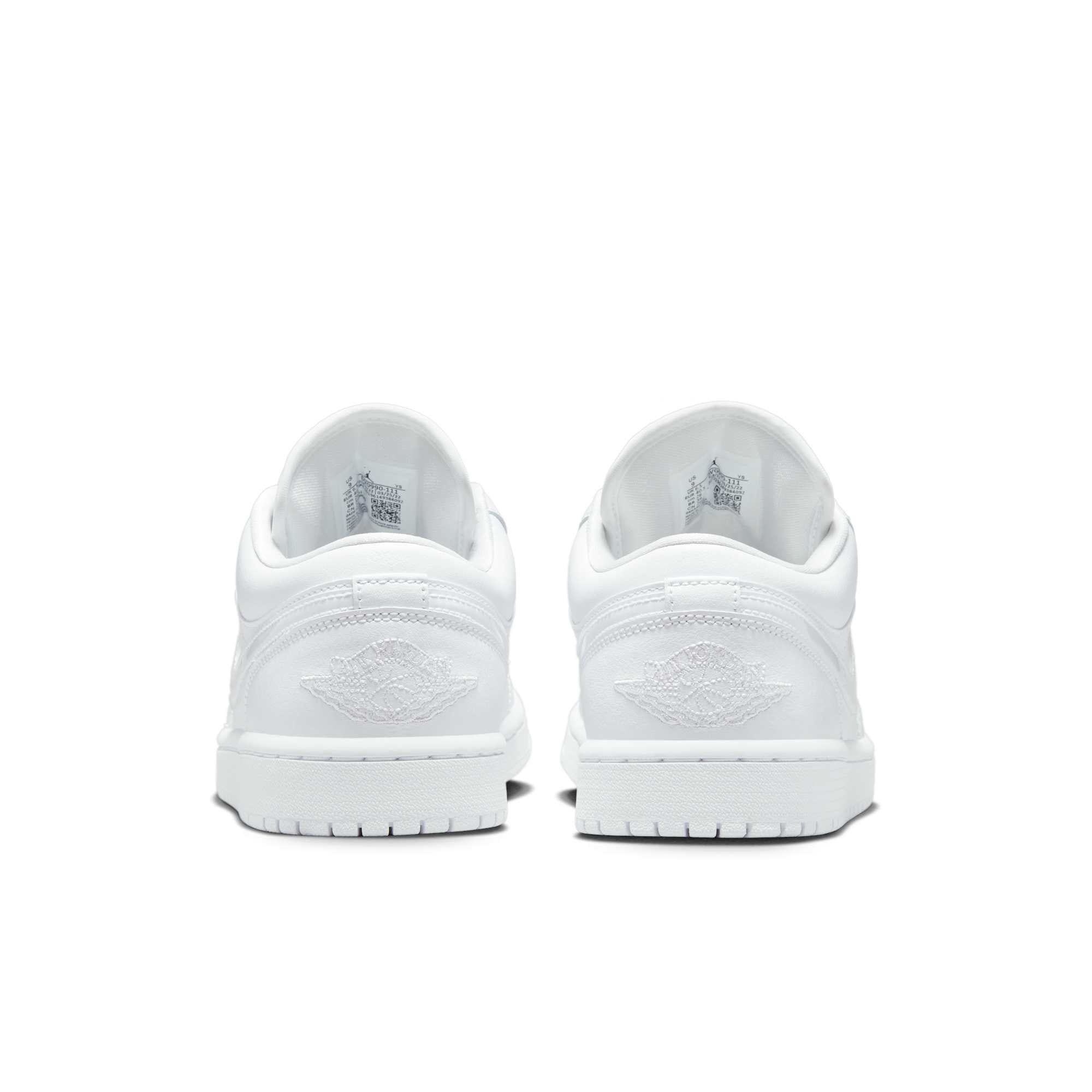 [DV0990-111] Womens Air Jordan RETRO 1 LOW TRIPLE WHITE (2022)