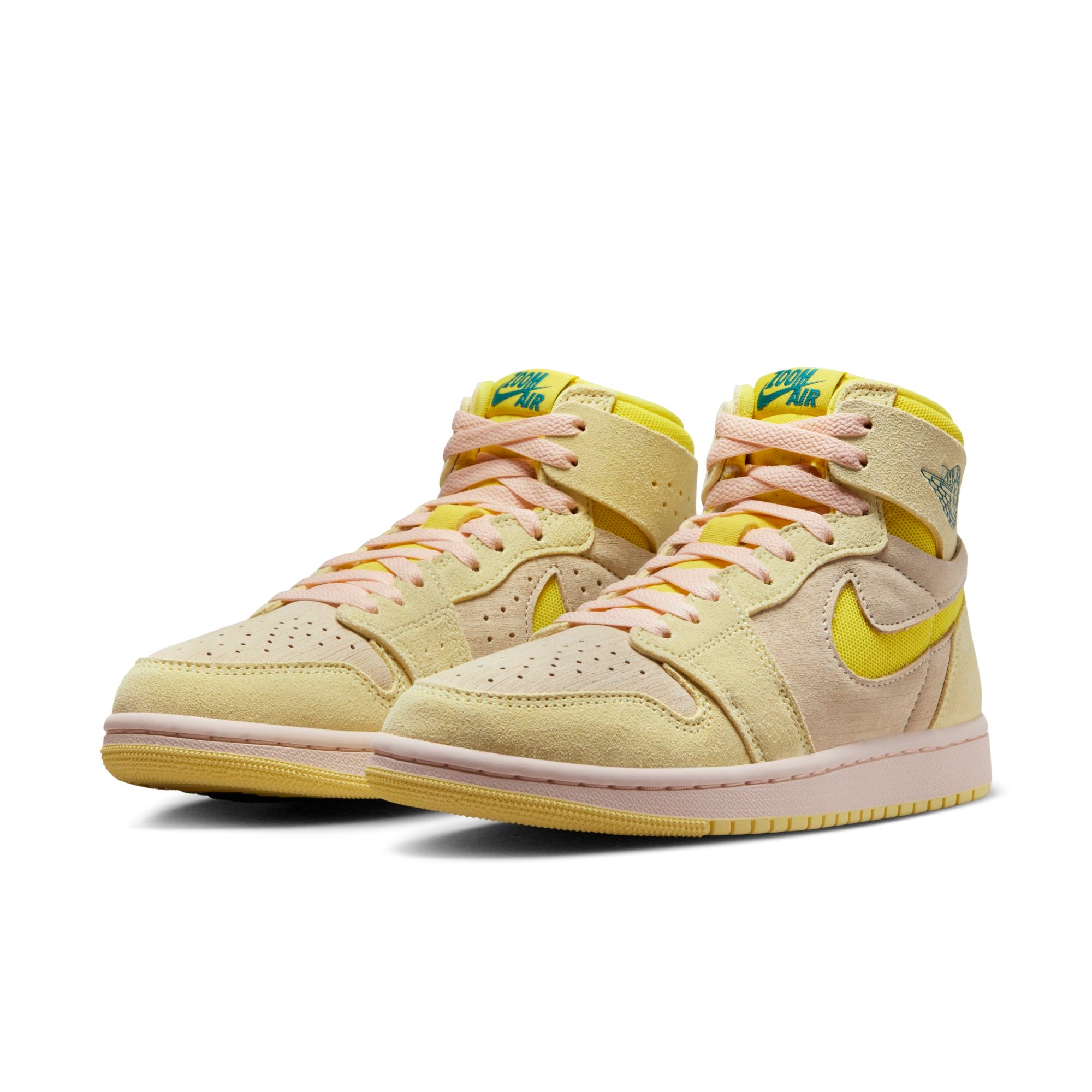 [DV1305-800] Womens Air Jordan Retro 1 High Zoom Air CMFT 2 'Citron Tint' (W)