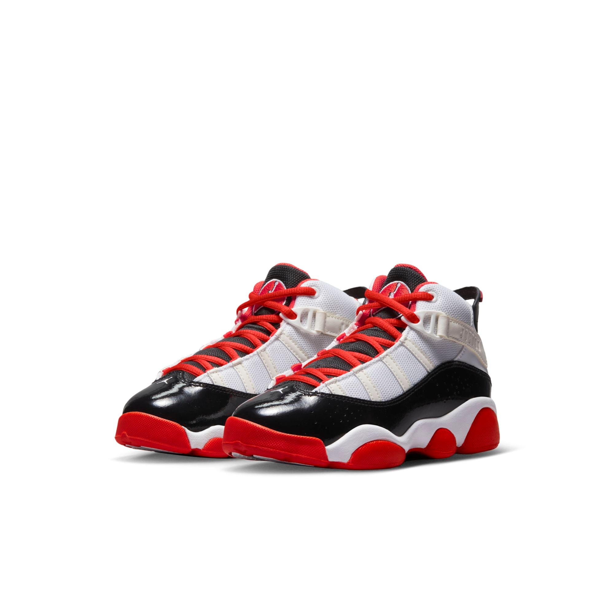 [DV1343-108] Preschool Air Jordan 6 RINGS PS 'WHITE BLACK TEAM ORANGE'