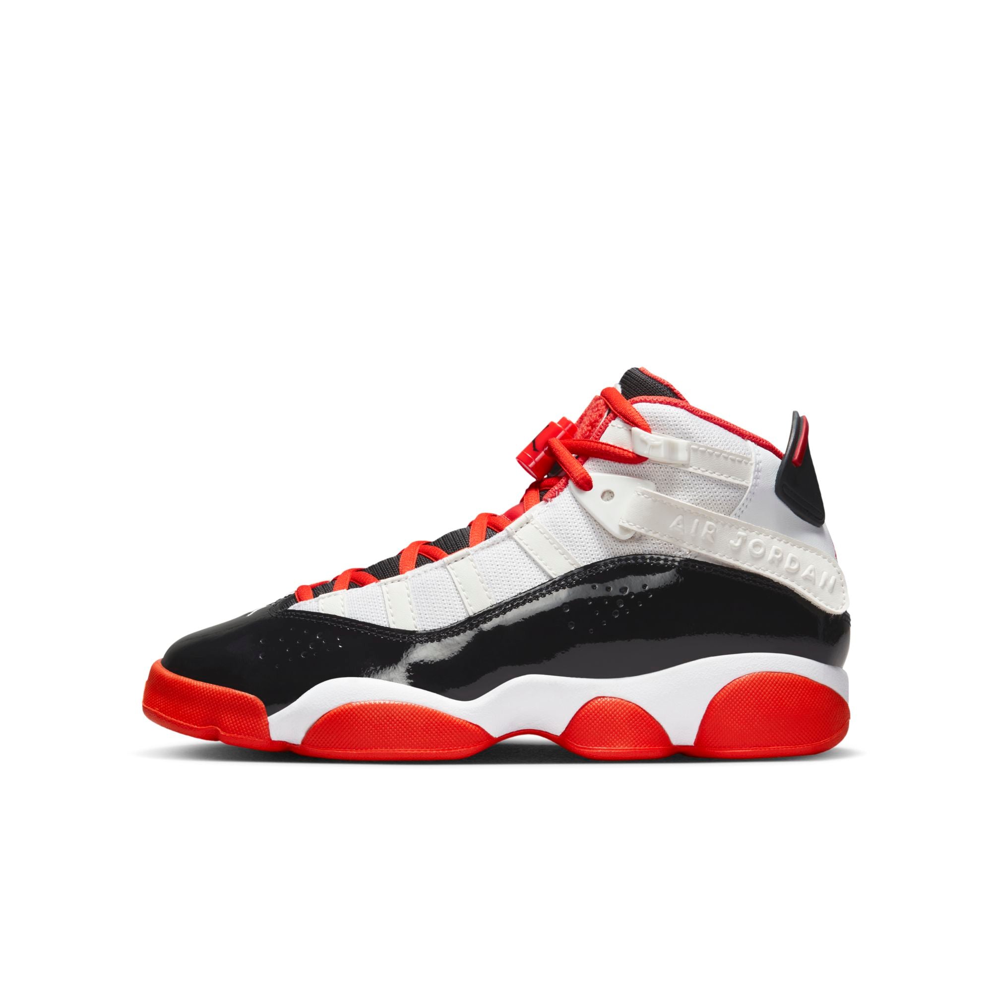 [DV1345-108] Grade School Air Jordan 6 RINGS GS 'WHITE BLACK TEAM ORANGE'