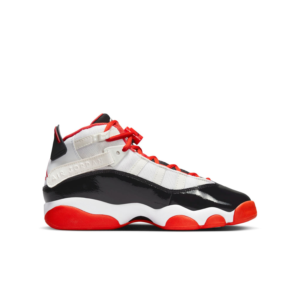 [DV1345-108] Grade School Air Jordan 6 RINGS GS 'WHITE BLACK TEAM ORANGE'