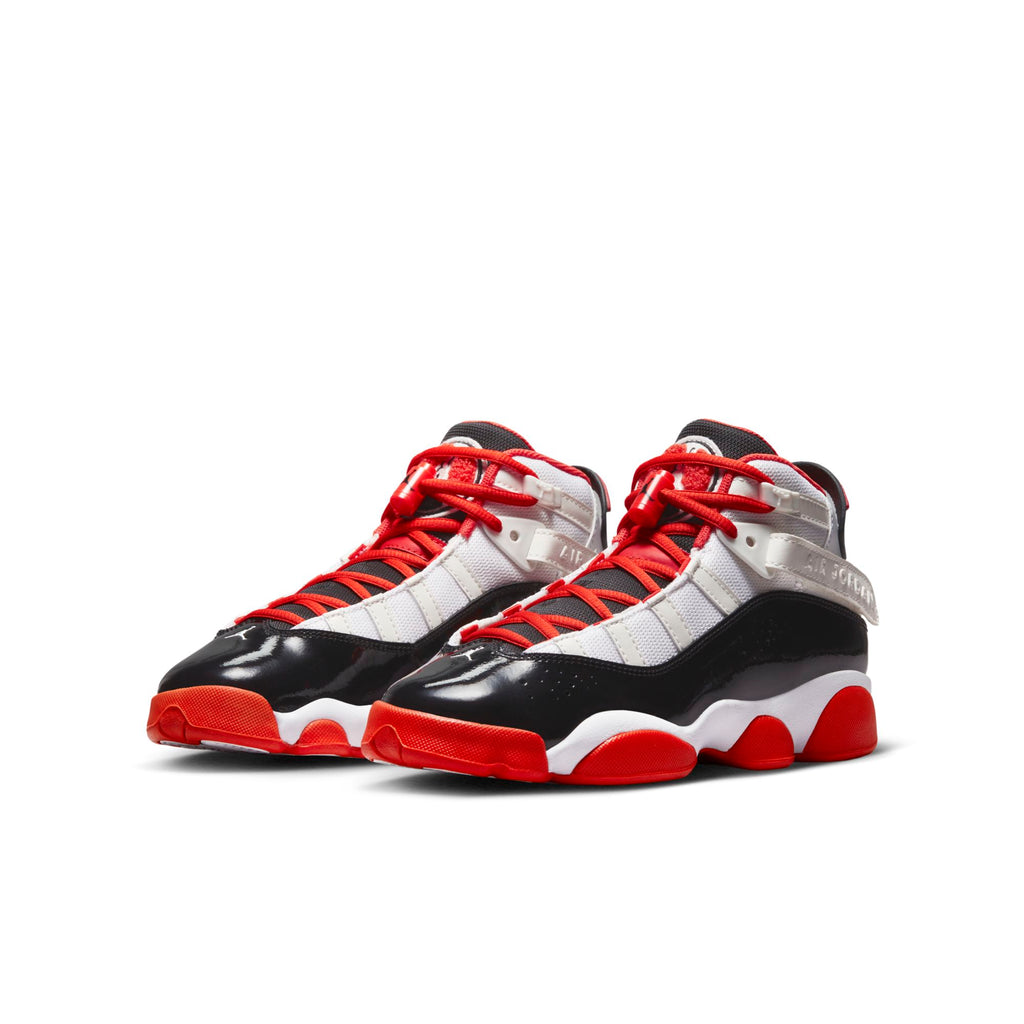 [DV1345-108] Grade School Air Jordan 6 RINGS GS 'WHITE BLACK TEAM ORANGE'