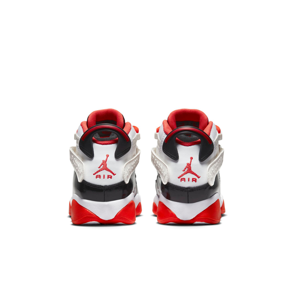 [DV1345-108] Grade School Air Jordan 6 RINGS GS 'WHITE BLACK TEAM ORANGE'