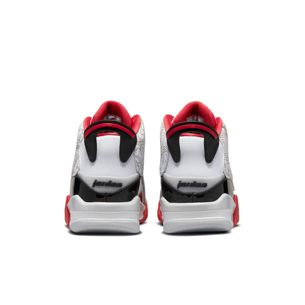 [DV1360-160] Grade School Air Jordan DUB ZERO 'WHITE VARSITY RED (2022) (GS)'