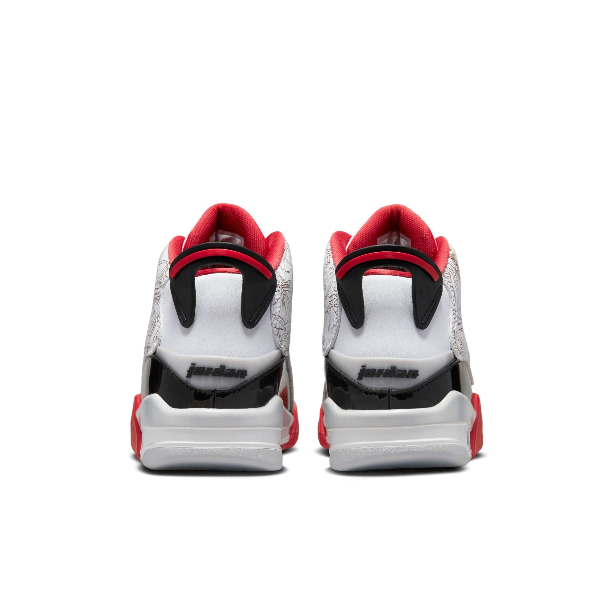 [DV1360-160] Grade School Air Jordan DUB ZERO 'WHITE VARSITY RED (2022) (GS)'