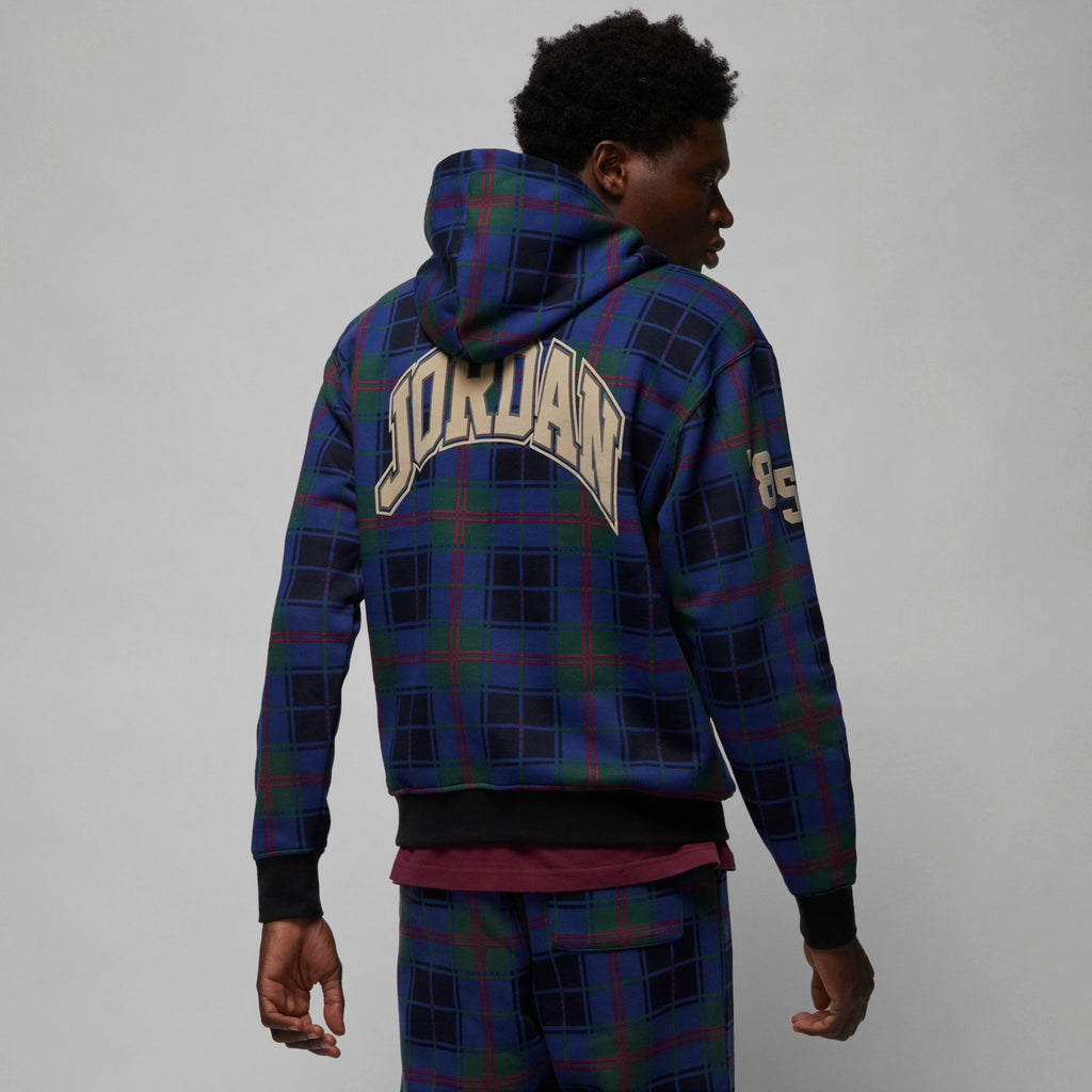 [DV1578-333] Mens Air Jordan HOLIDAY PLAID PULLOVER HOODIE