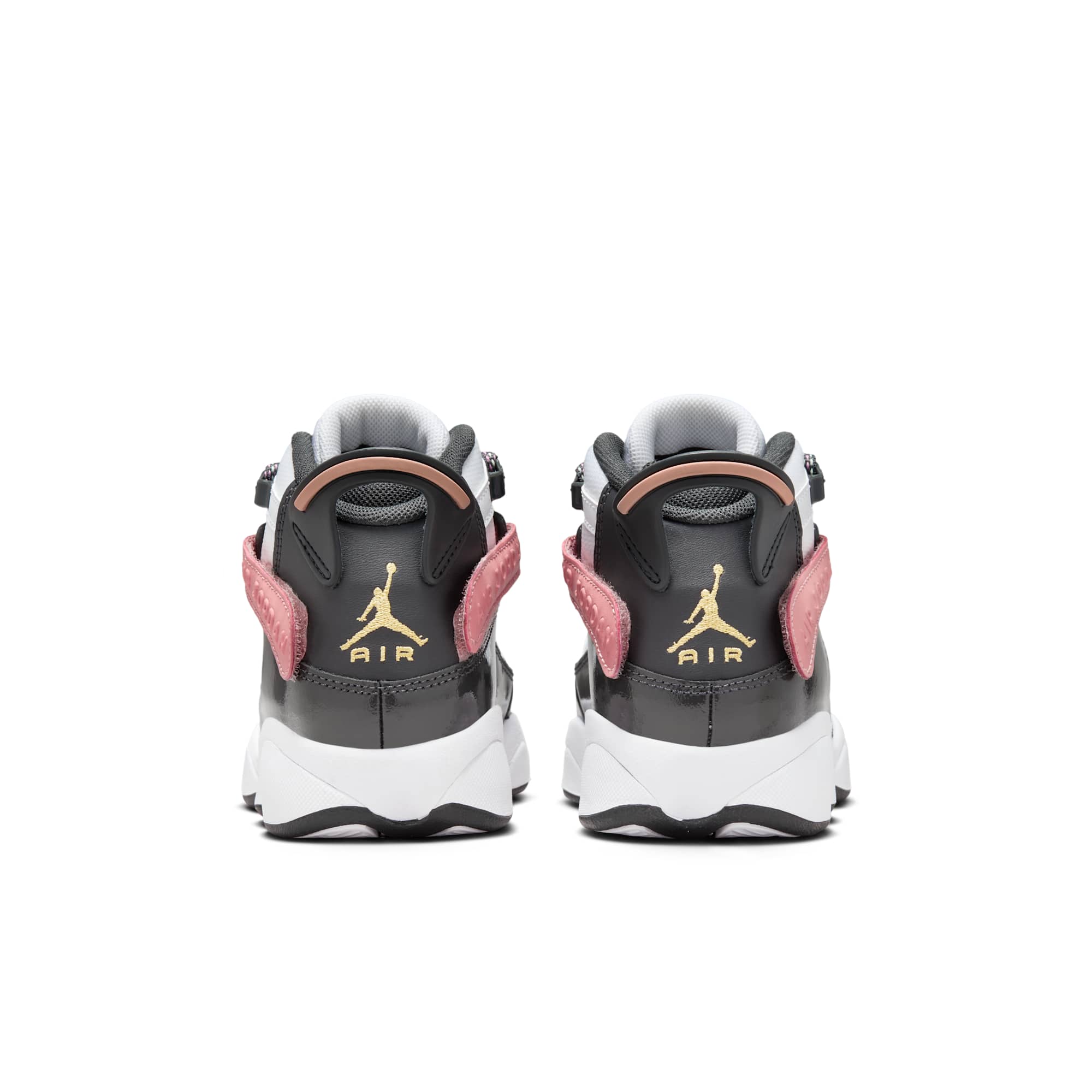 [DV3178-101] GRADE SCHOOL AIR JORDAN 6 RINGS 'WHITE RED STARDUST VAPOR GREEN ANTHRACITE (GS)'